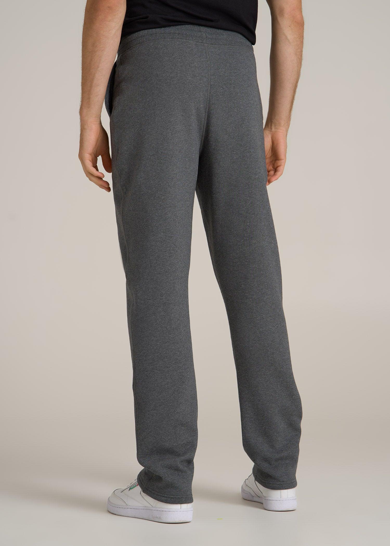 Wearever 2.0 Fleece Straight Leg Sweatpants for Tall Men in Charcoal Mix Product Image