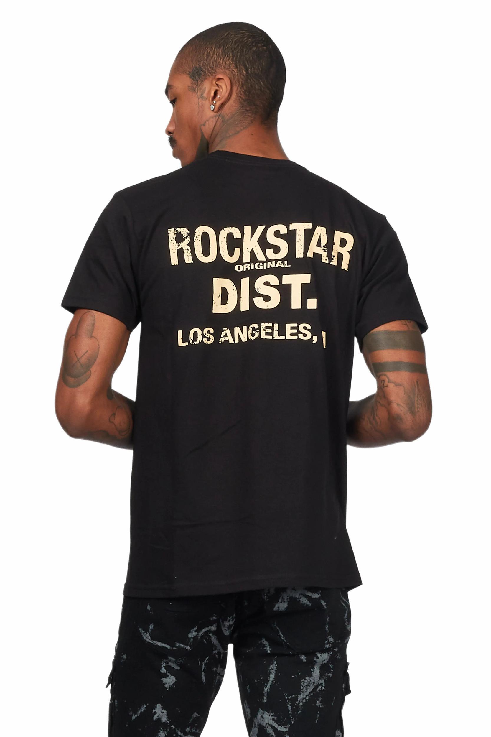 Lake Black/Beige Graphic T-Shirt Male Product Image
