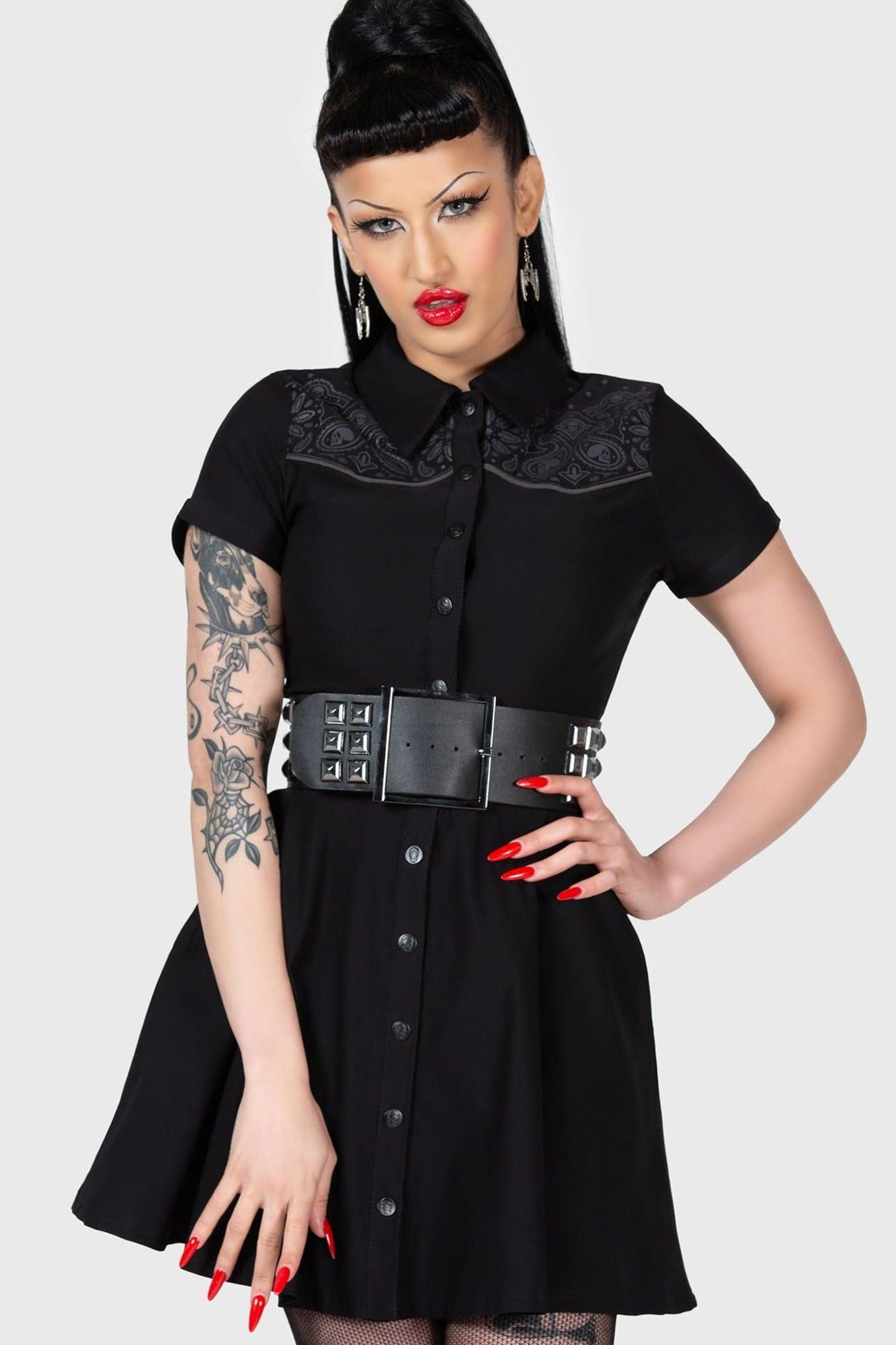 No Where's Ville Skater Dress Female Product Image