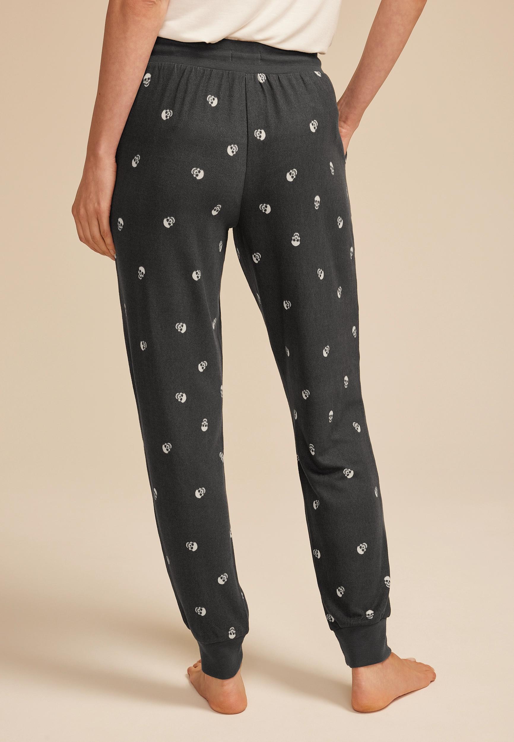 Skulls Jogger Pajama Pants Product Image