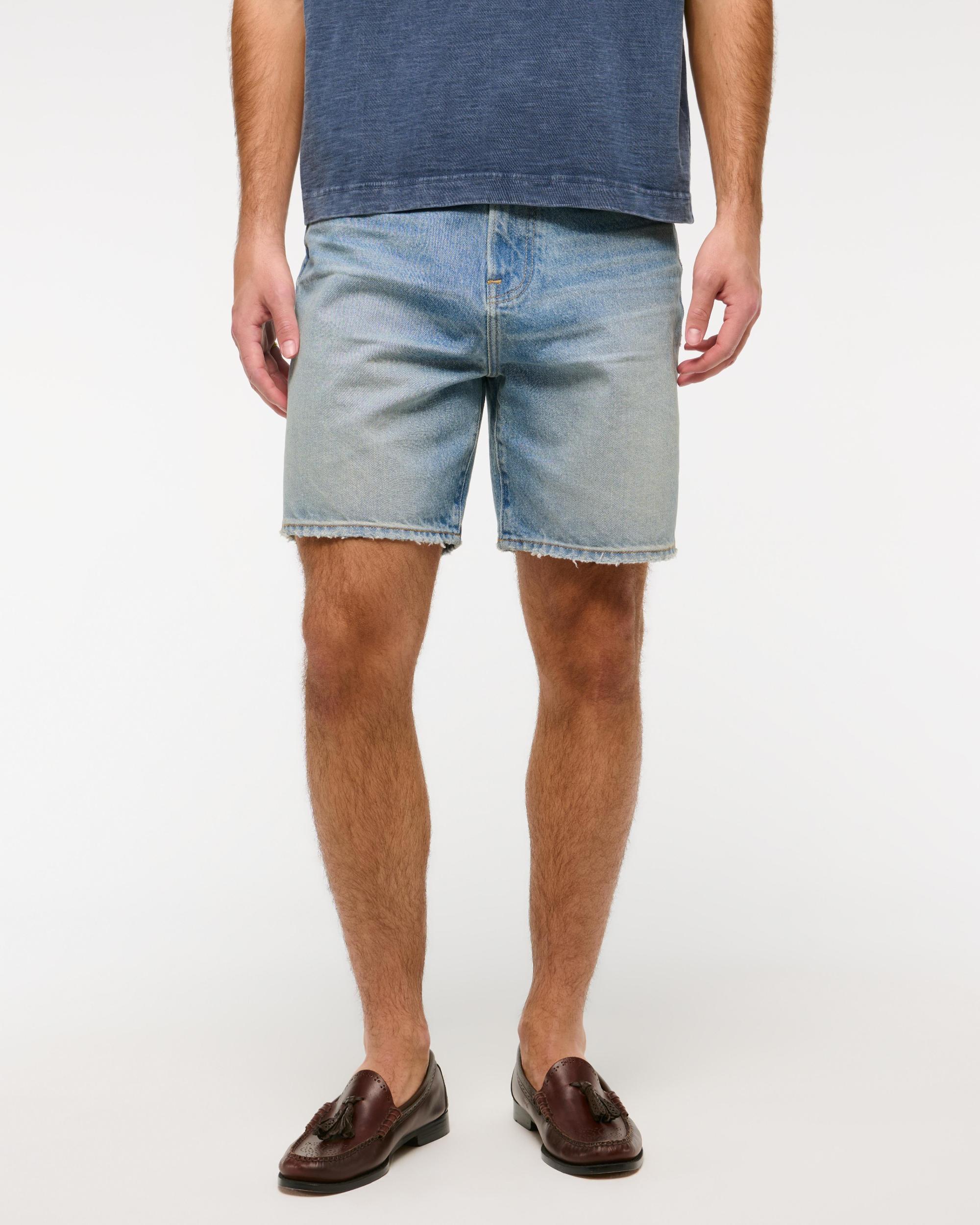 Loose Denim Short Product Image