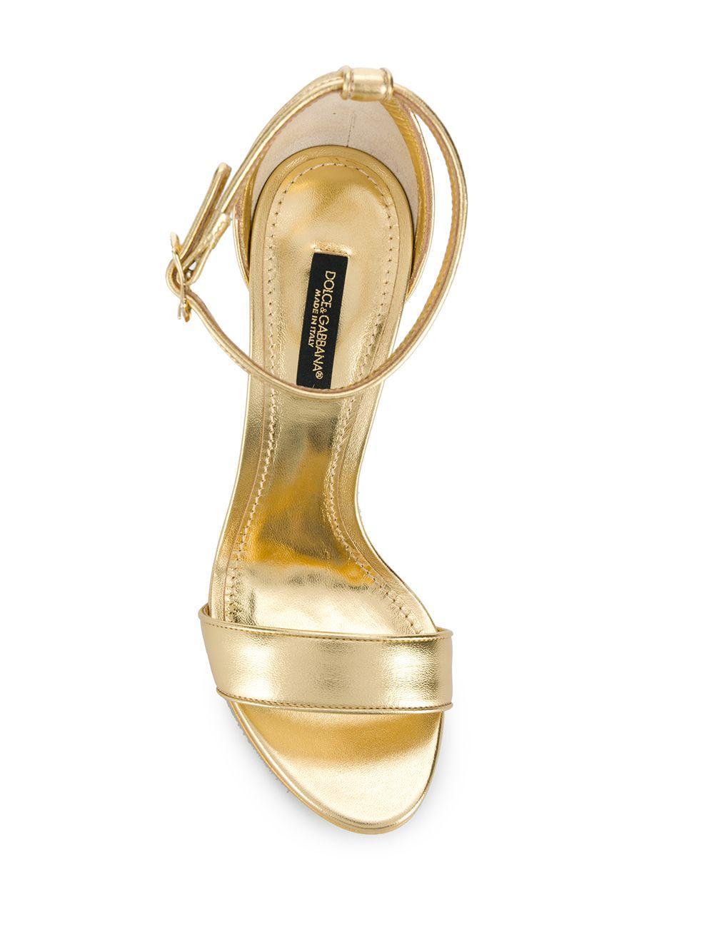 Baroque DG 105mm leather sandals Product Image