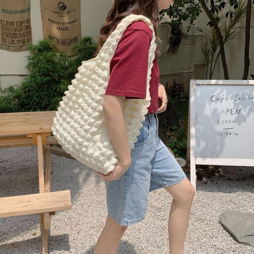 Puffed Plain Tote Bag Product Image