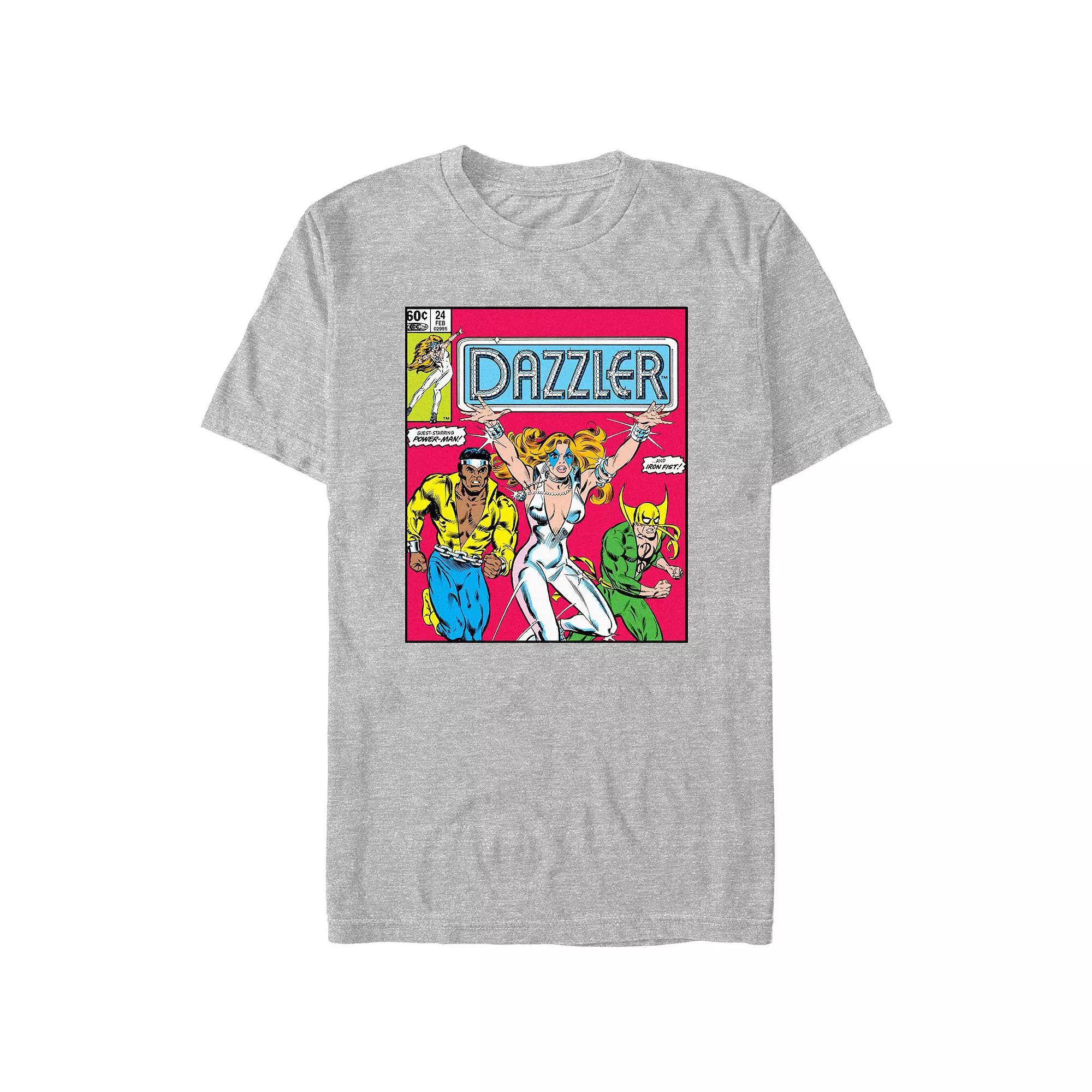 Men's Dazzler Action Cover Graphic Tee, Size: Large, Athletic Grey Product Image