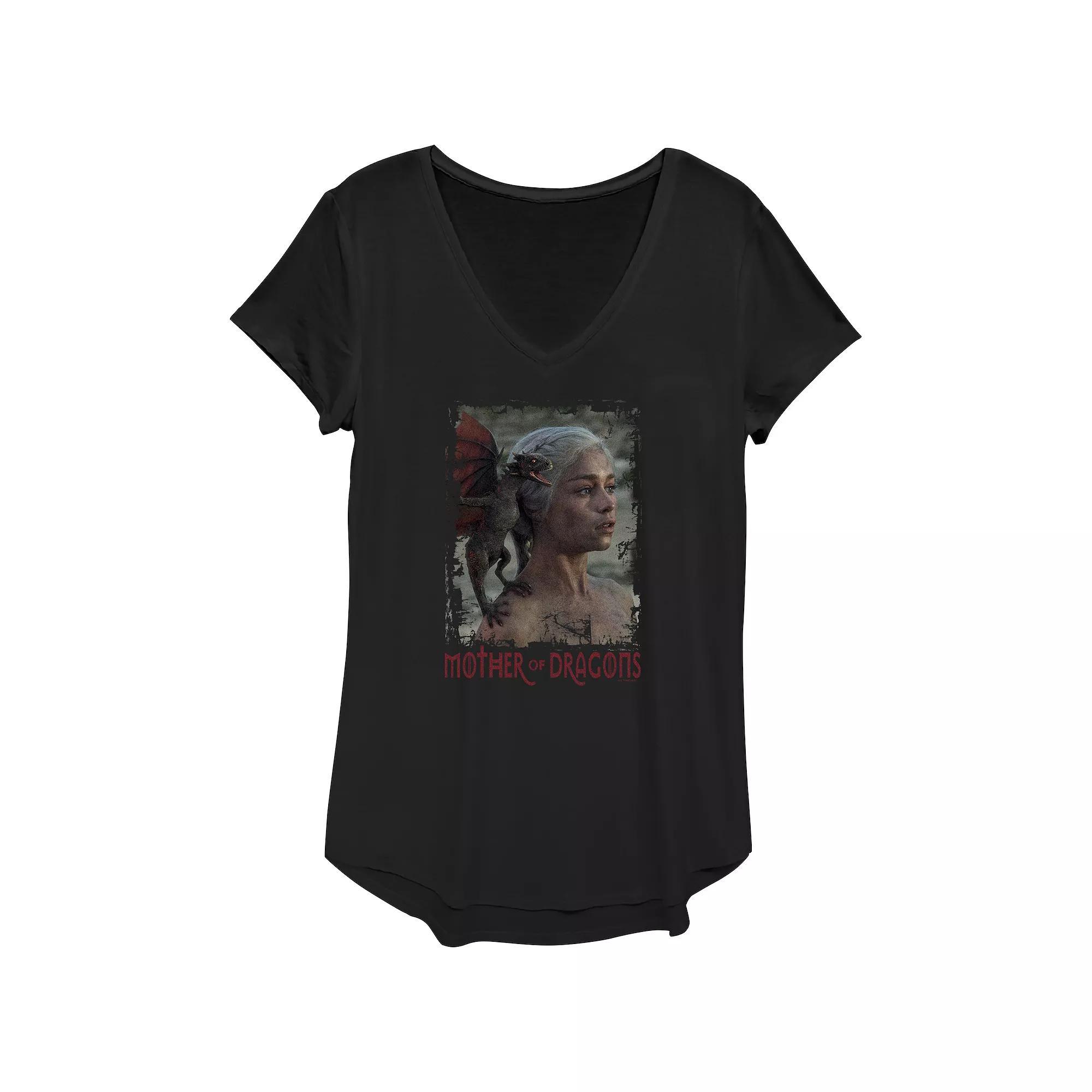 Womens Game Of Thrones Mother Of Dragons Graphic Tee Product Image