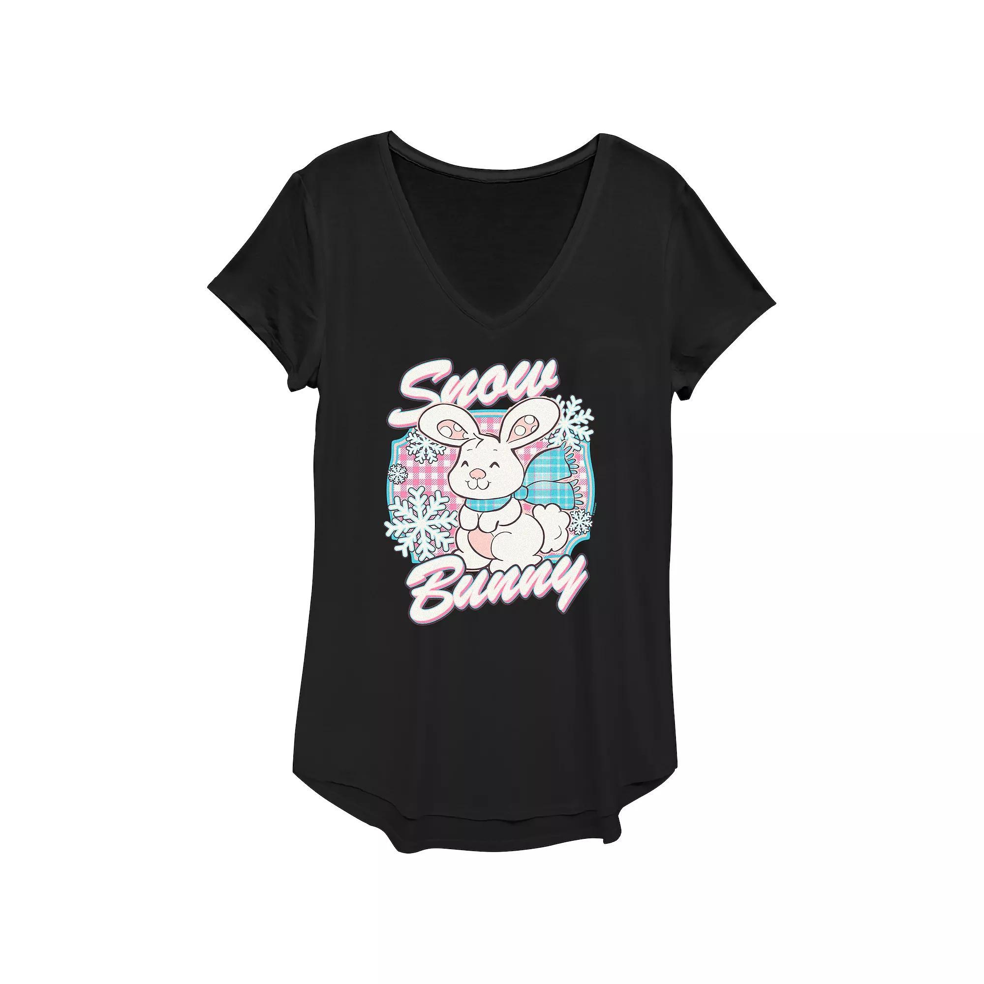 Womens Strawberry Shortcake Snow Bunny Graphic Tee Product Image