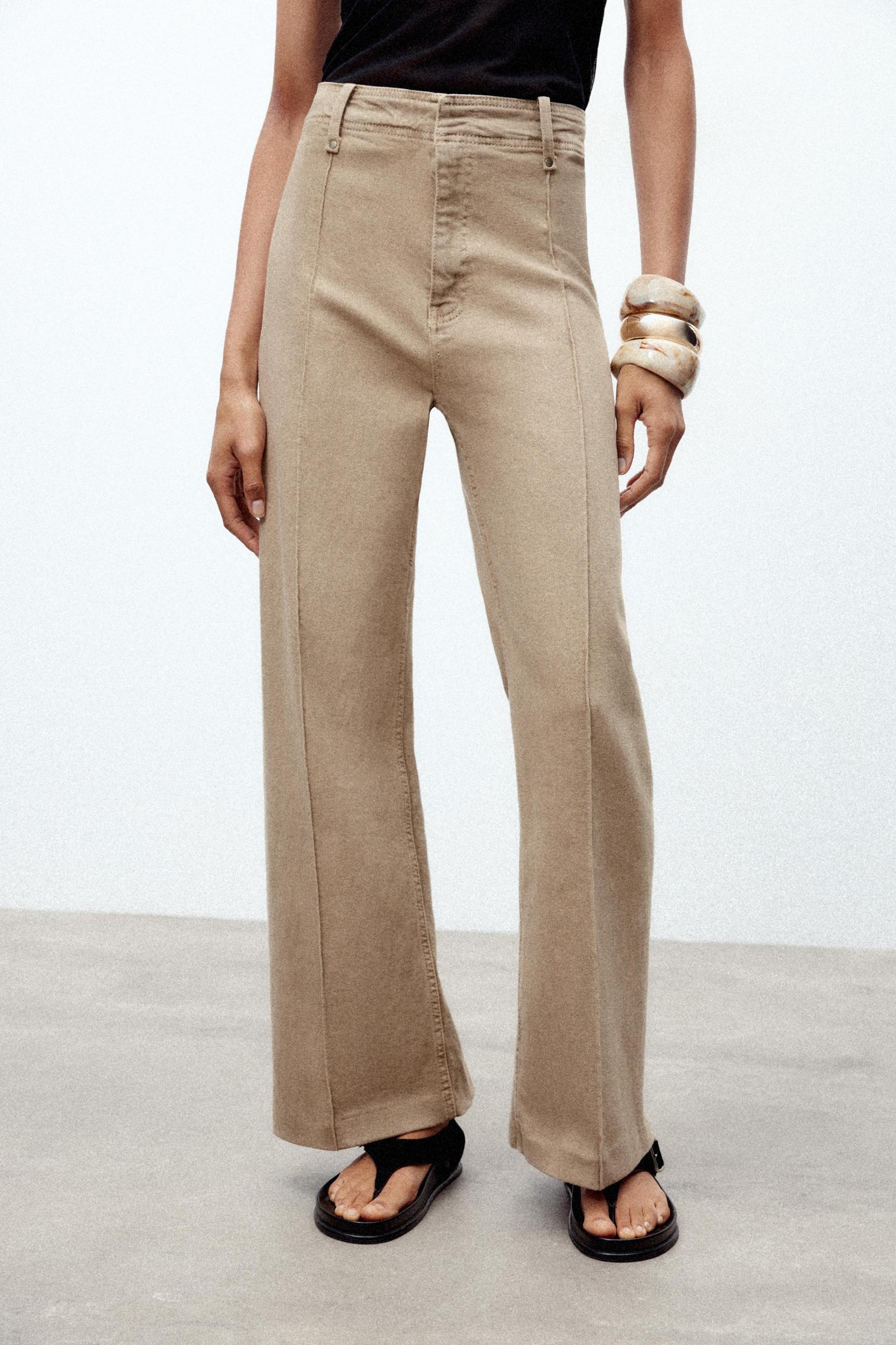 ZW COLLECTION HIGH WAIST WIDE LEG JEANS Product Image