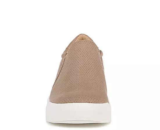 Dr. Scholls Time Off Wedge Womens Wedge Sneakers Toasted Brown Product Image