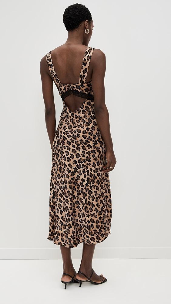BARDOT Emory Printed Satin Slip Dress | Shopbop Product Image
