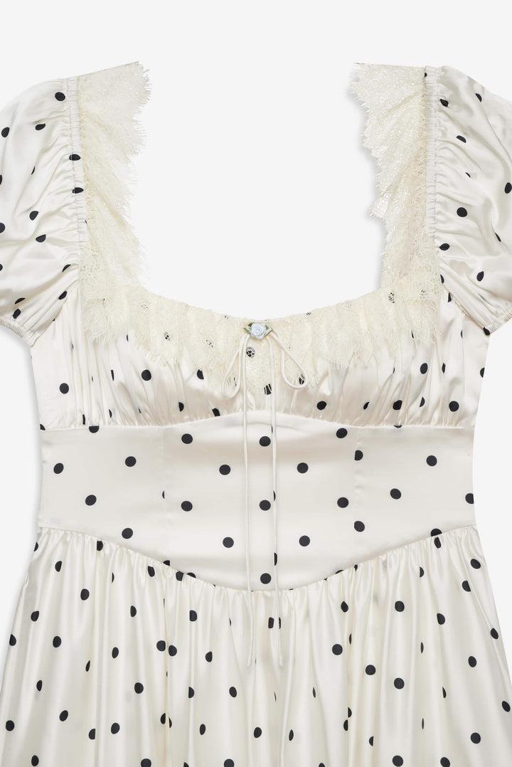Ines Midi Dress — Ivory Product Image