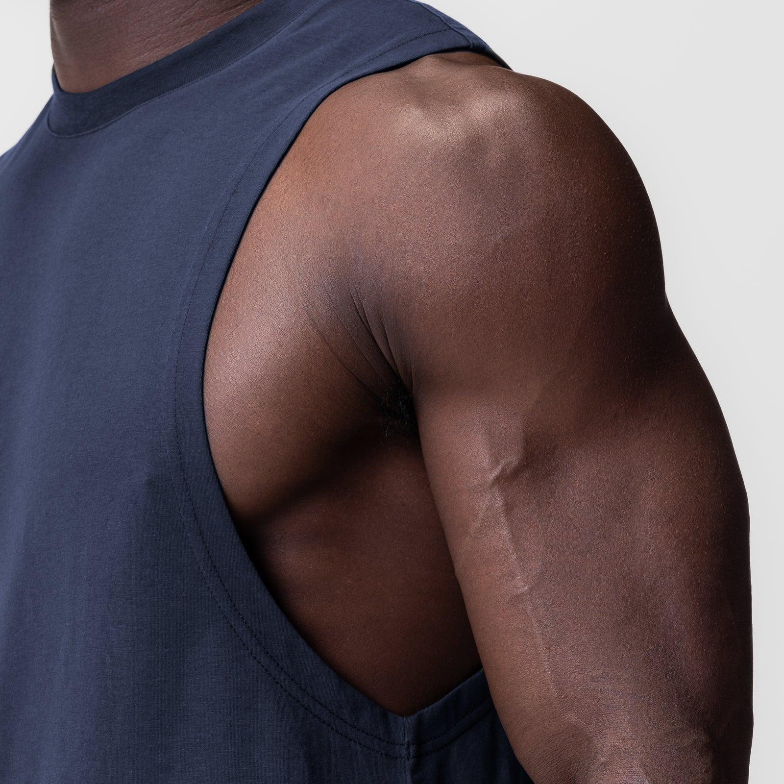 0926. Supima® Muscle Tank - Space Grey Product Image