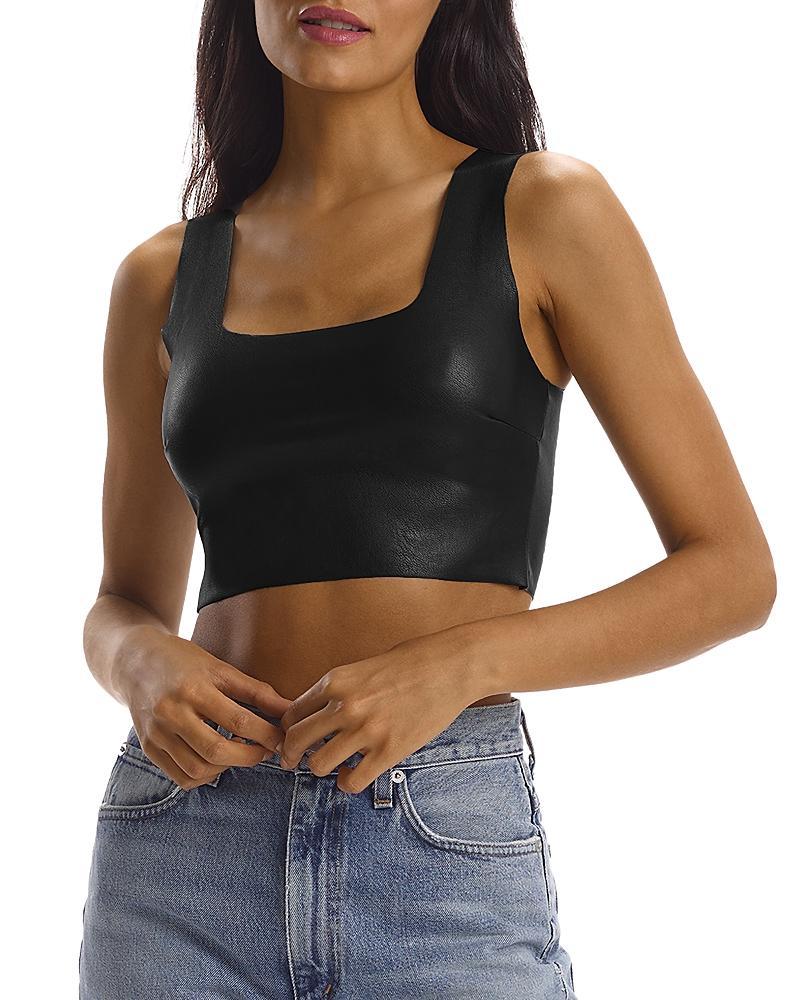Commando Faux Leather Crop Top Product Image