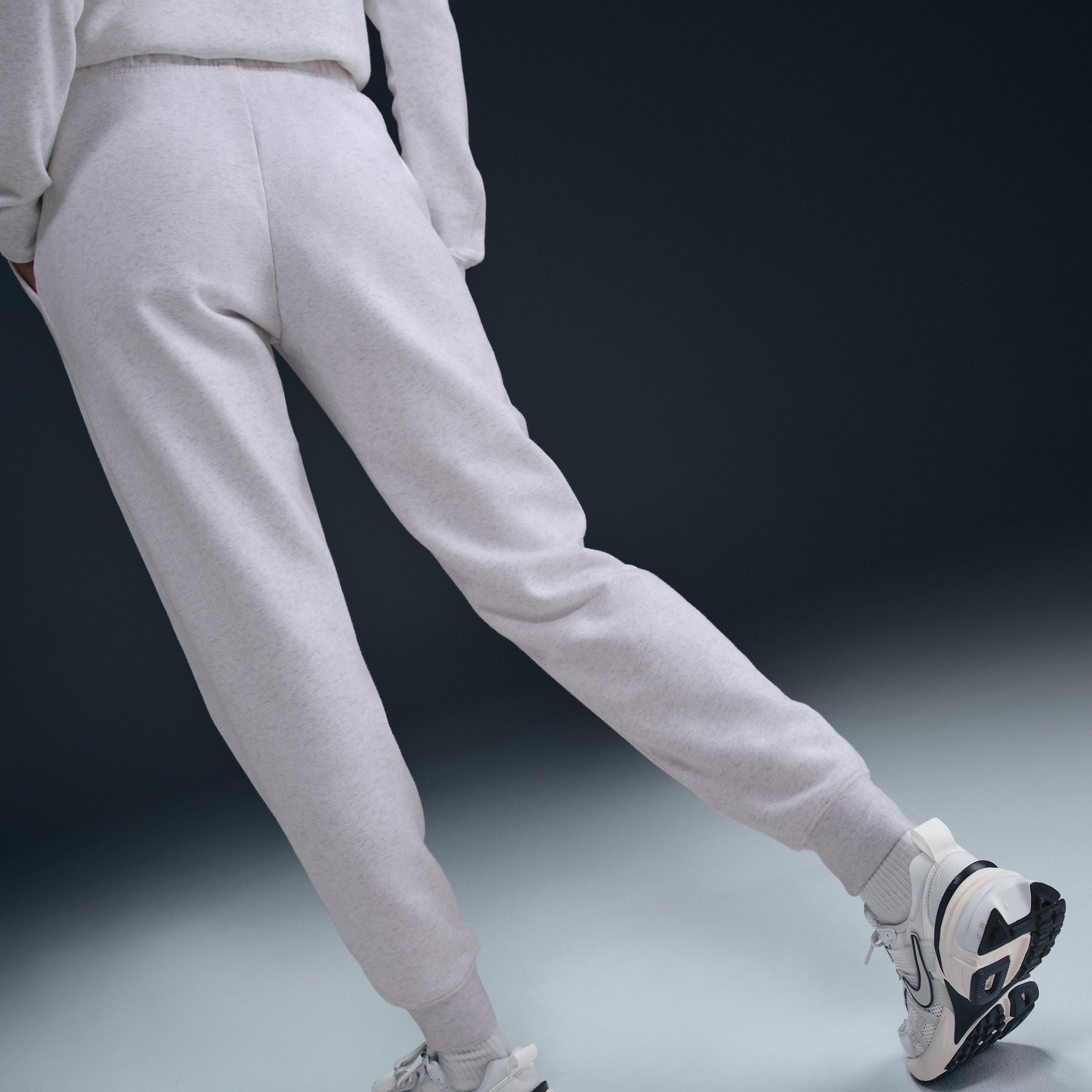 Women's Nike Sportswear Club Fleece Midrise Joggers, Size: Medium, Birch Grey Product Image