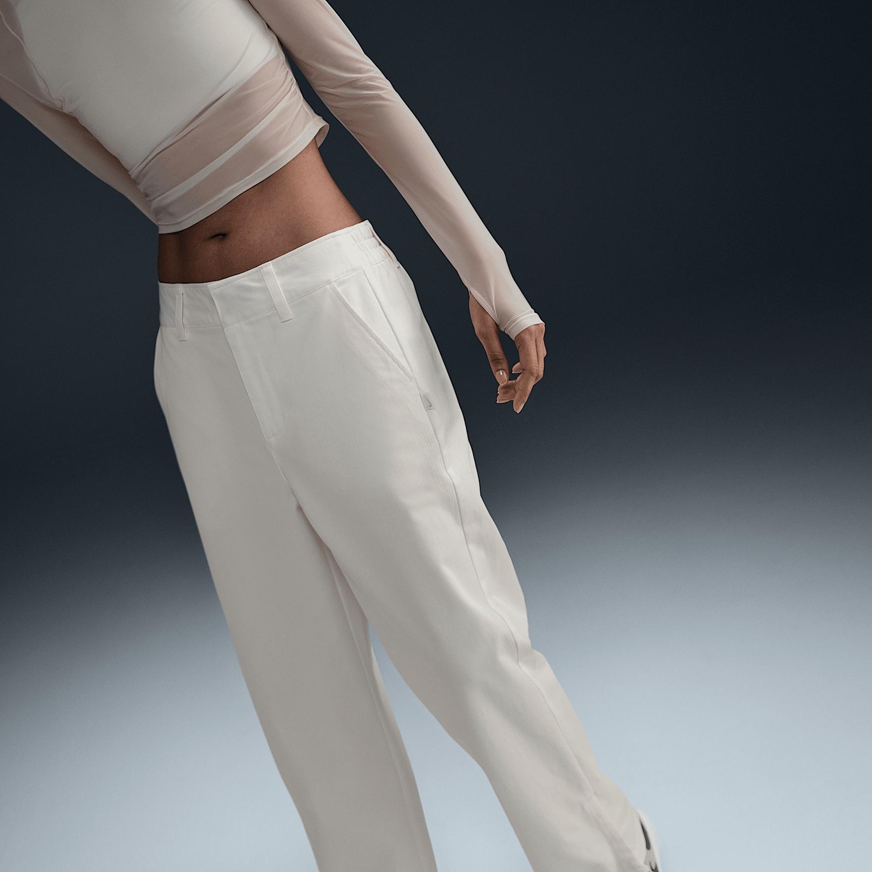 Nike Sportswear Collection Women's Mid-Rise Twill Trousers Product Image