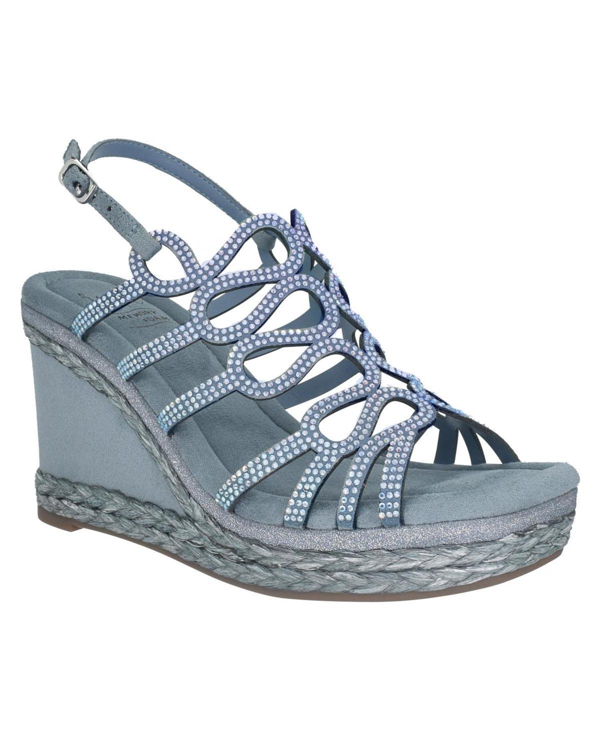 Impo Orleans Women's Platform Wedge Memory Foam Sandals, Size: 8.5 Medium, Faded Pink Product Image