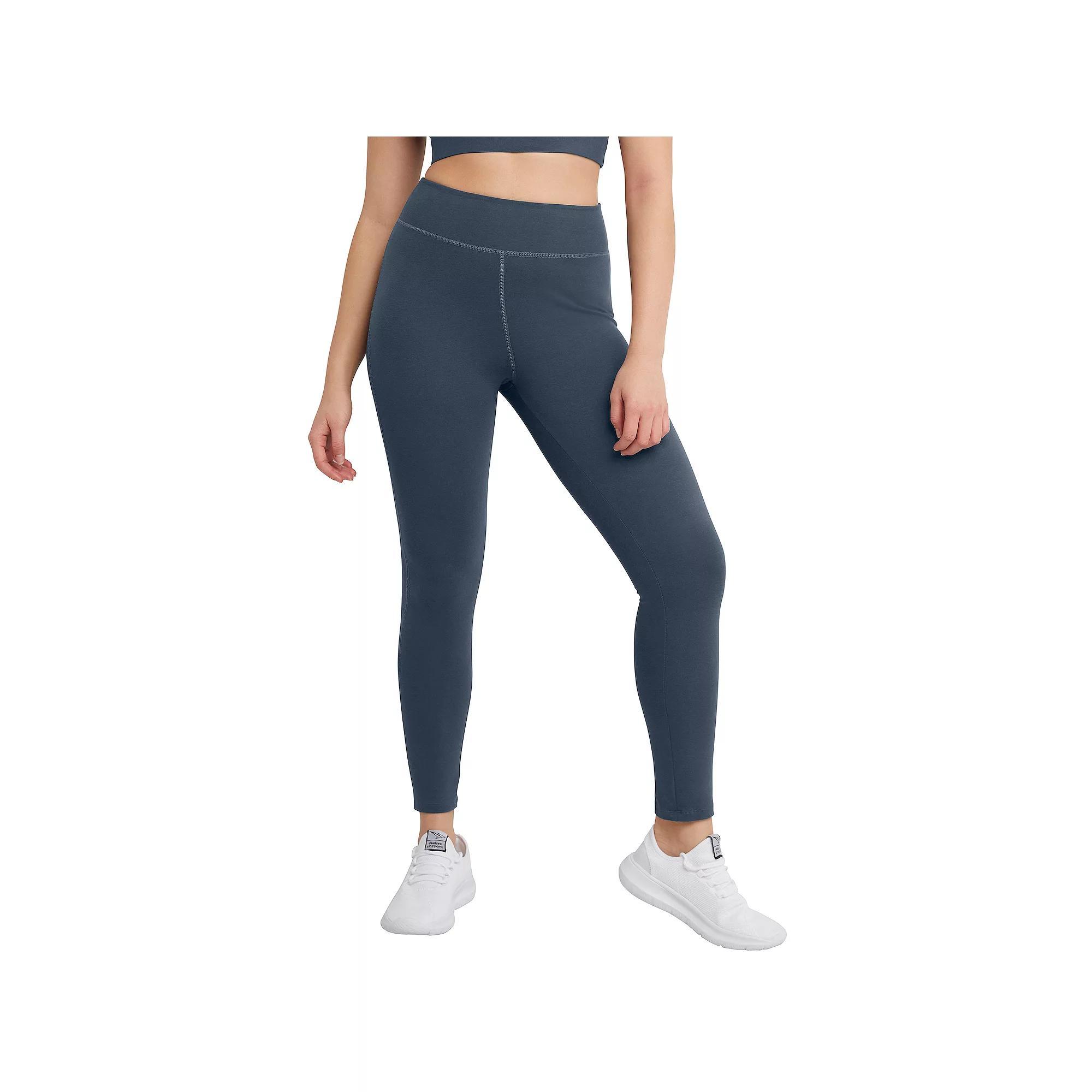 Womens Hanes Originals Stretch Jersey High-Rise Leggings Product Image