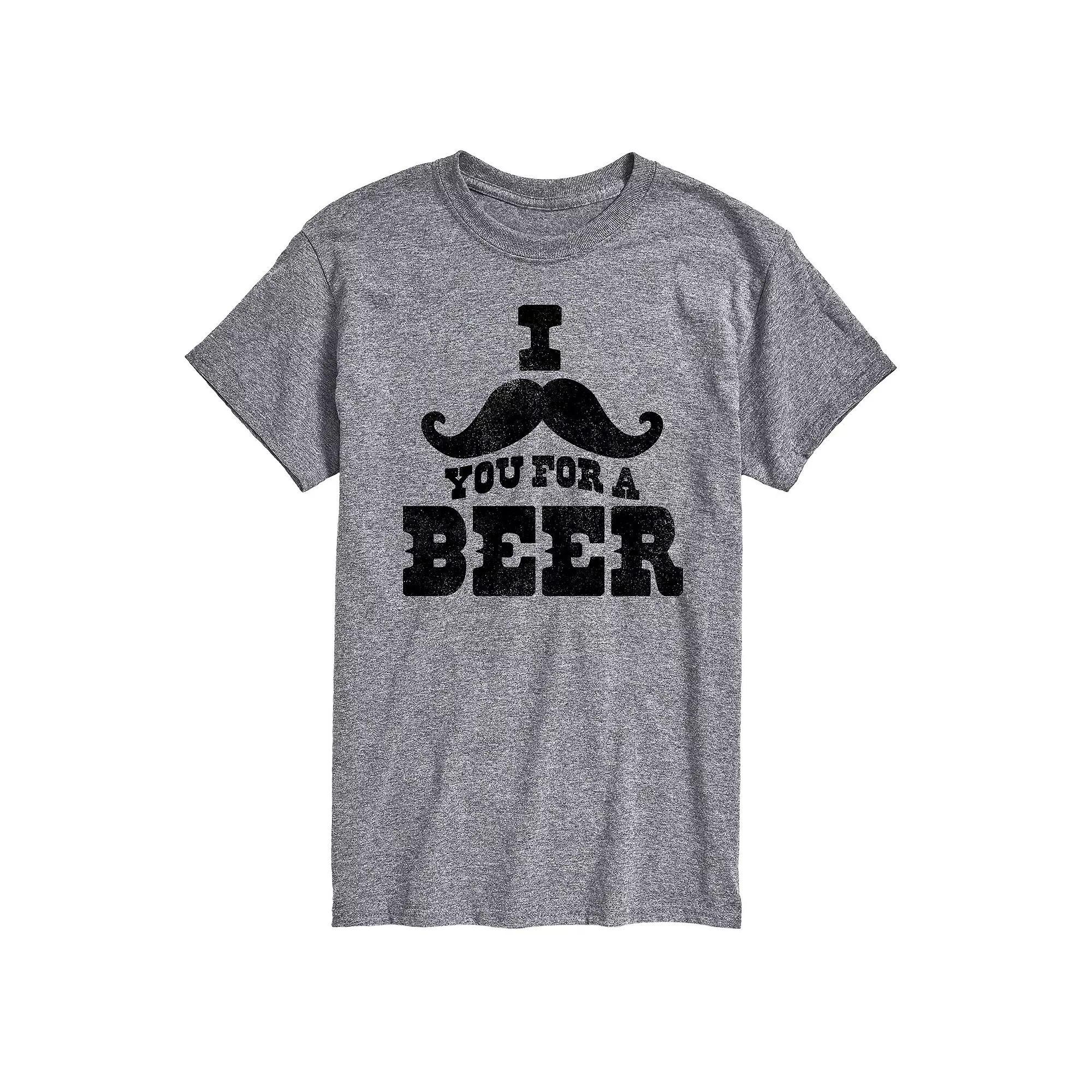Mens I Mustache You for a Beer Tee Product Image
