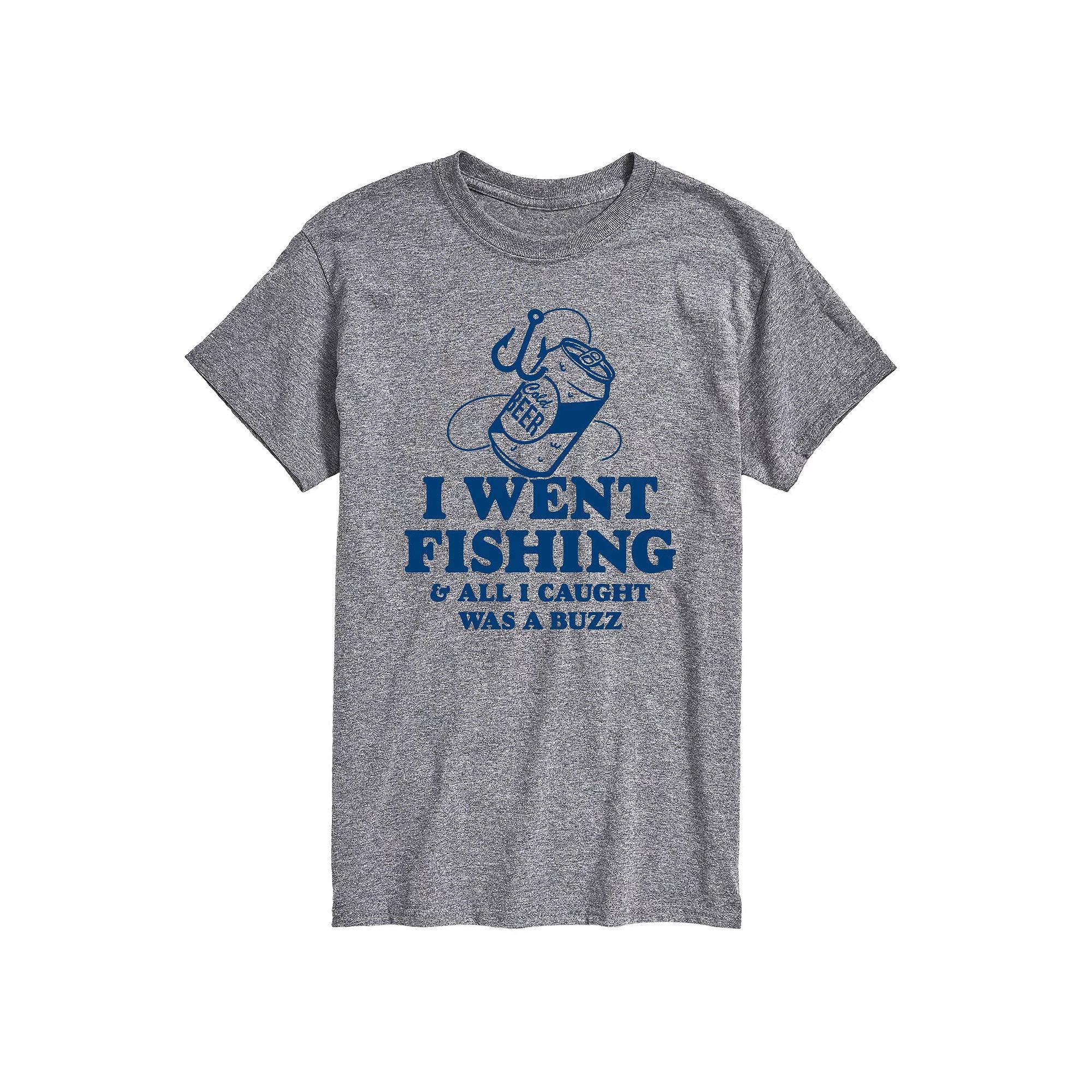 Mens Went Fishing Caught A Buzz Graphic Tee Product Image