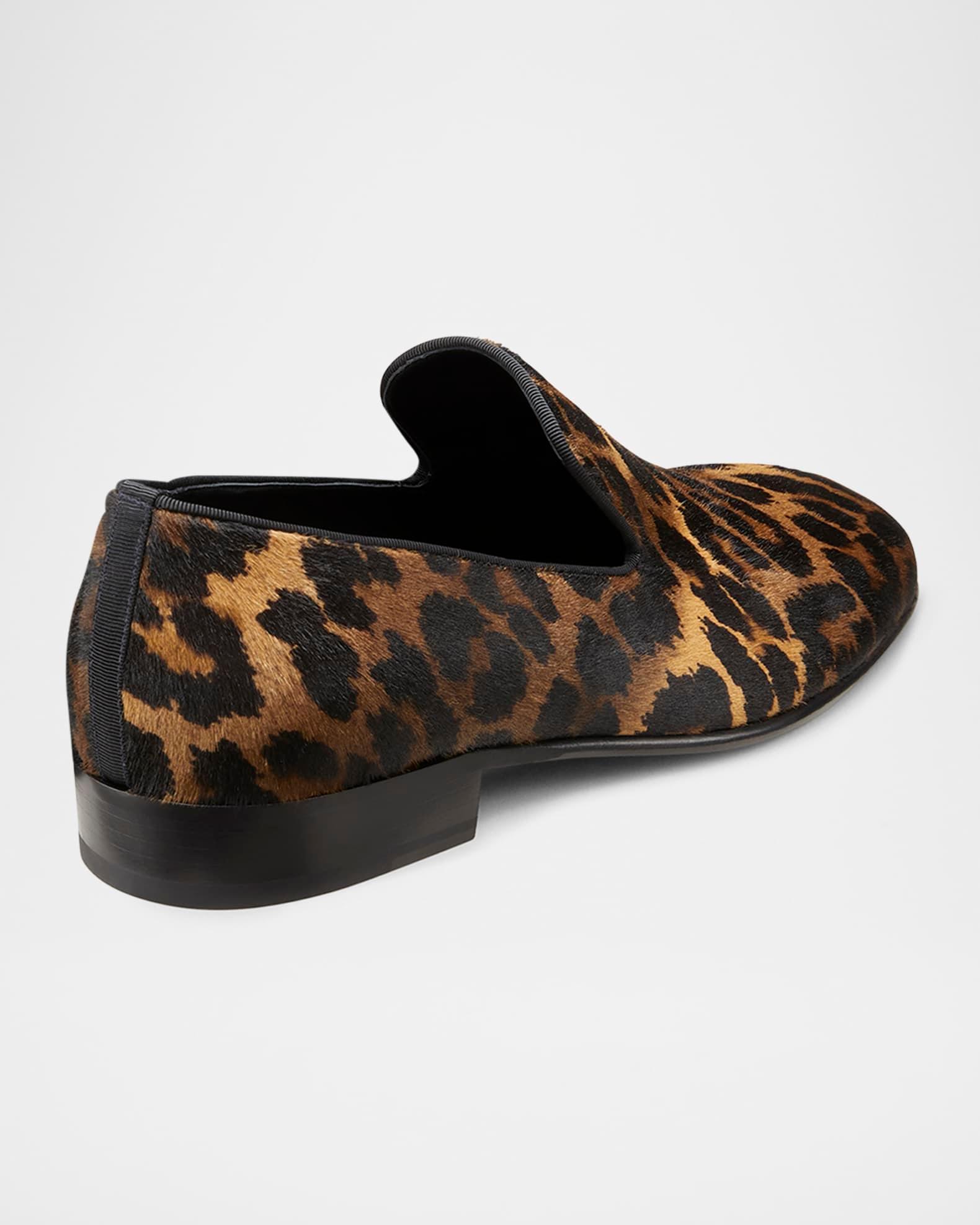 Men's Hyde Woven Leather Penny Loafers Product Image