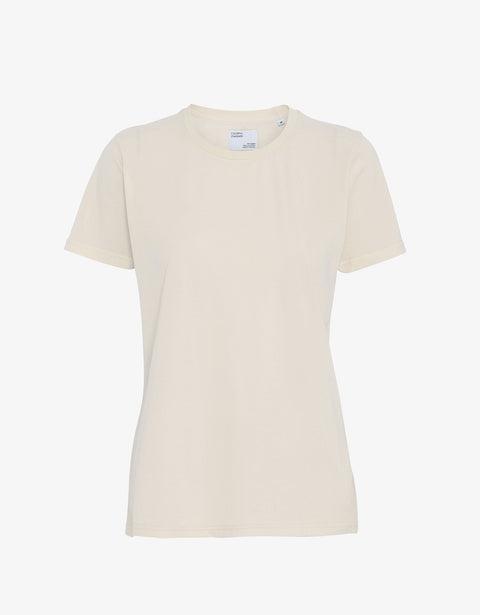 Women Light Organic Tee - Ivory White Product Image