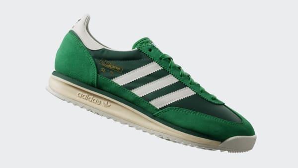 adidas Gender Inclusive SL 72 RS Sneaker in Green/white/collegiate Green at Nordstrom, Size 12.5 Women's Product Image