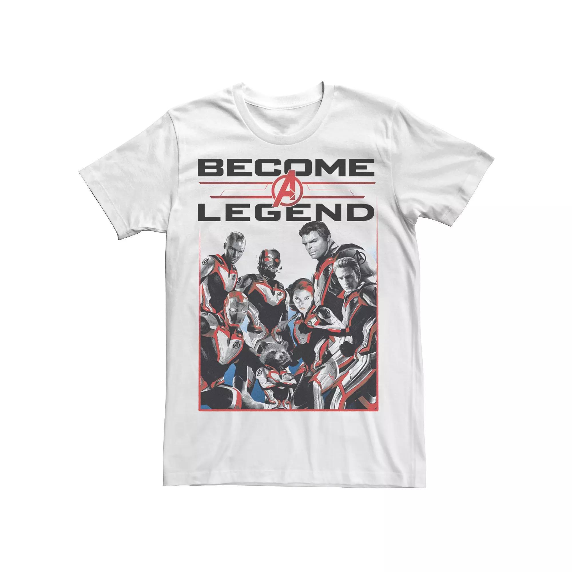 Men's Marvel Avengers Endgame Become A Legend Tee, Size: 3XL, White Product Image