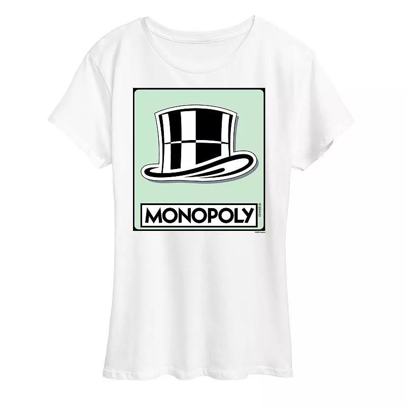 Womens Monopoly Hat Token Graphic Tee by Hasbro Product Image