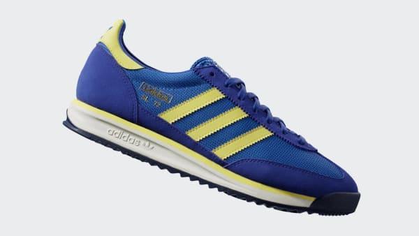 adidas Gender Inclusive SL 72 RS Sneaker in Lucid Blue/Pure Sulfur at Nordstrom, Size 8.5 Women's Product Image
