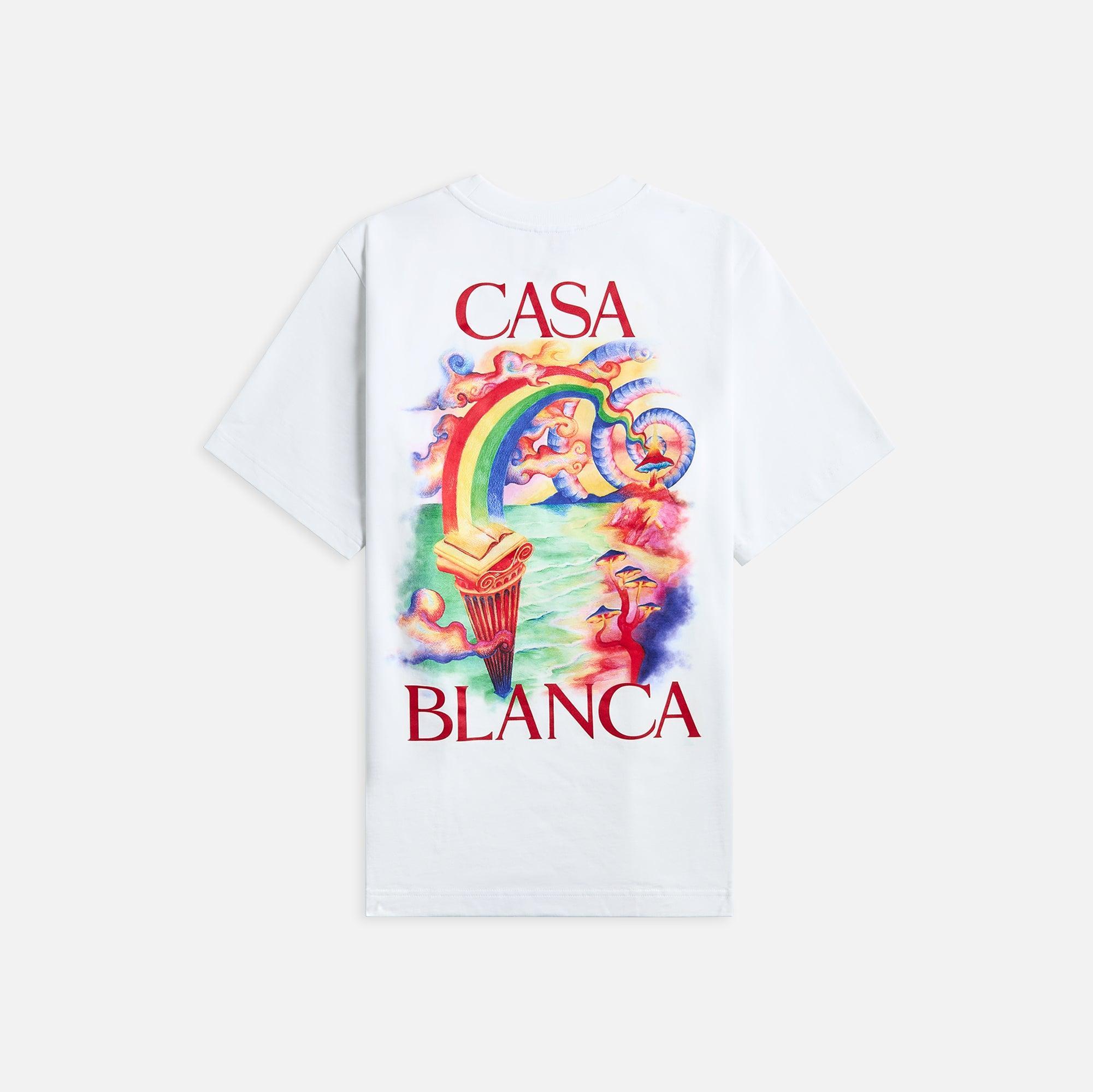 Casablanca Nature's Teacher Printed Tee - White Male Product Image