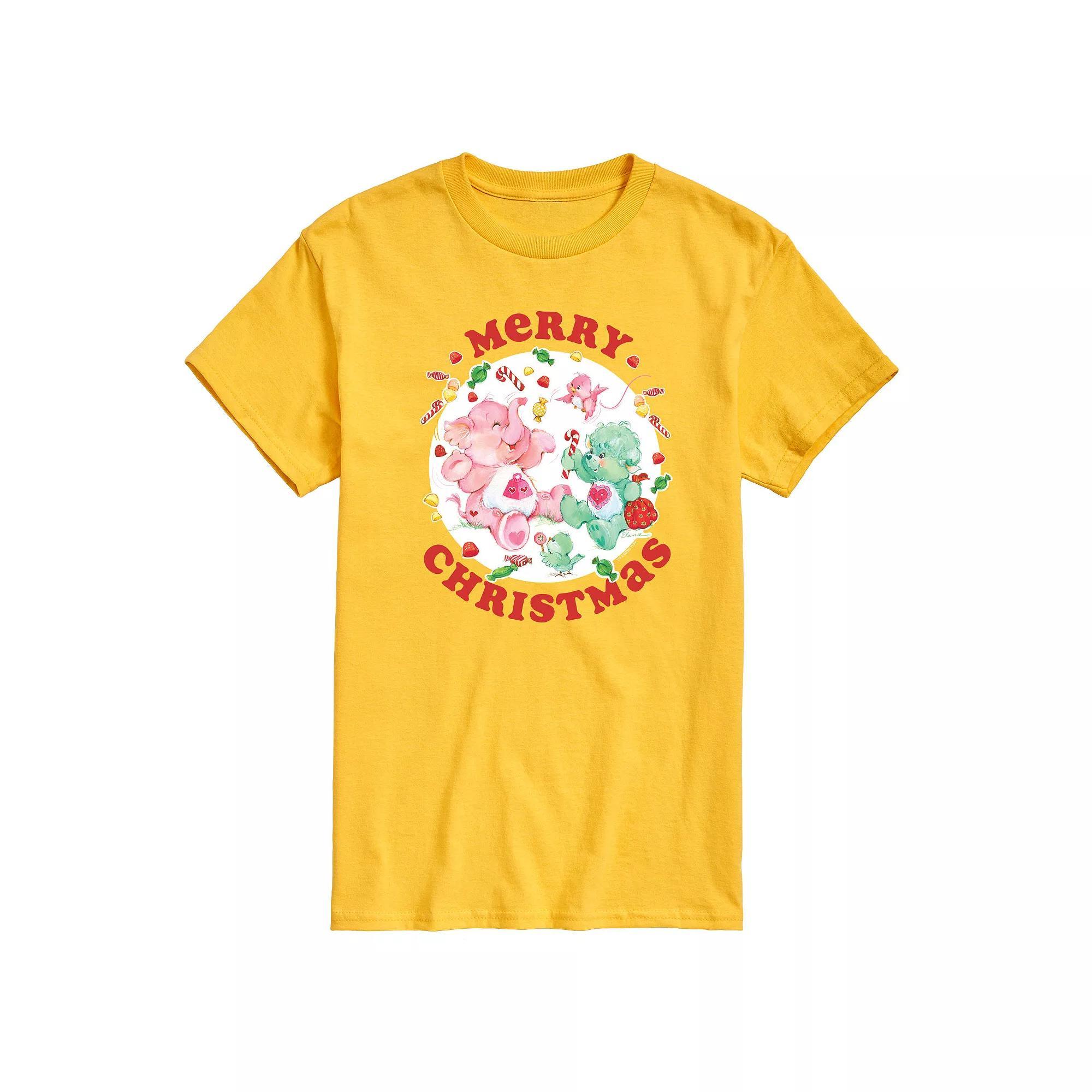 Mens Care Bears Merry Christmas Cousins Graphic Tee Product Image