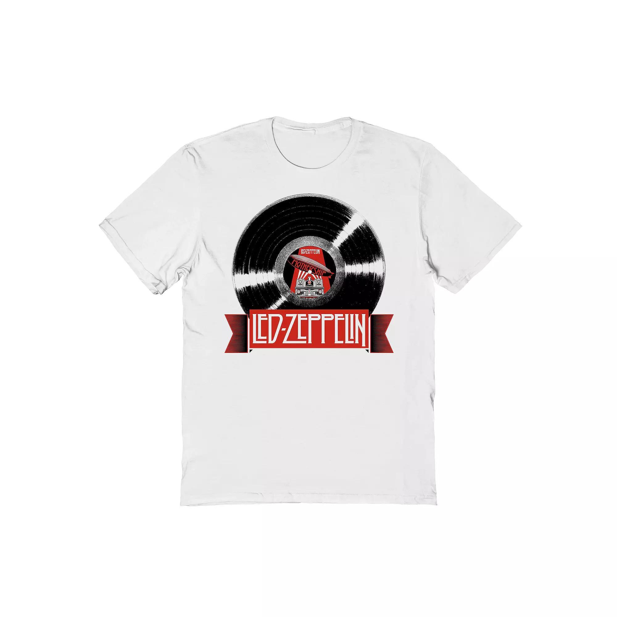 Men's Led Zeppelin Mothership Graphic Tee, Size: XL, White Product Image
