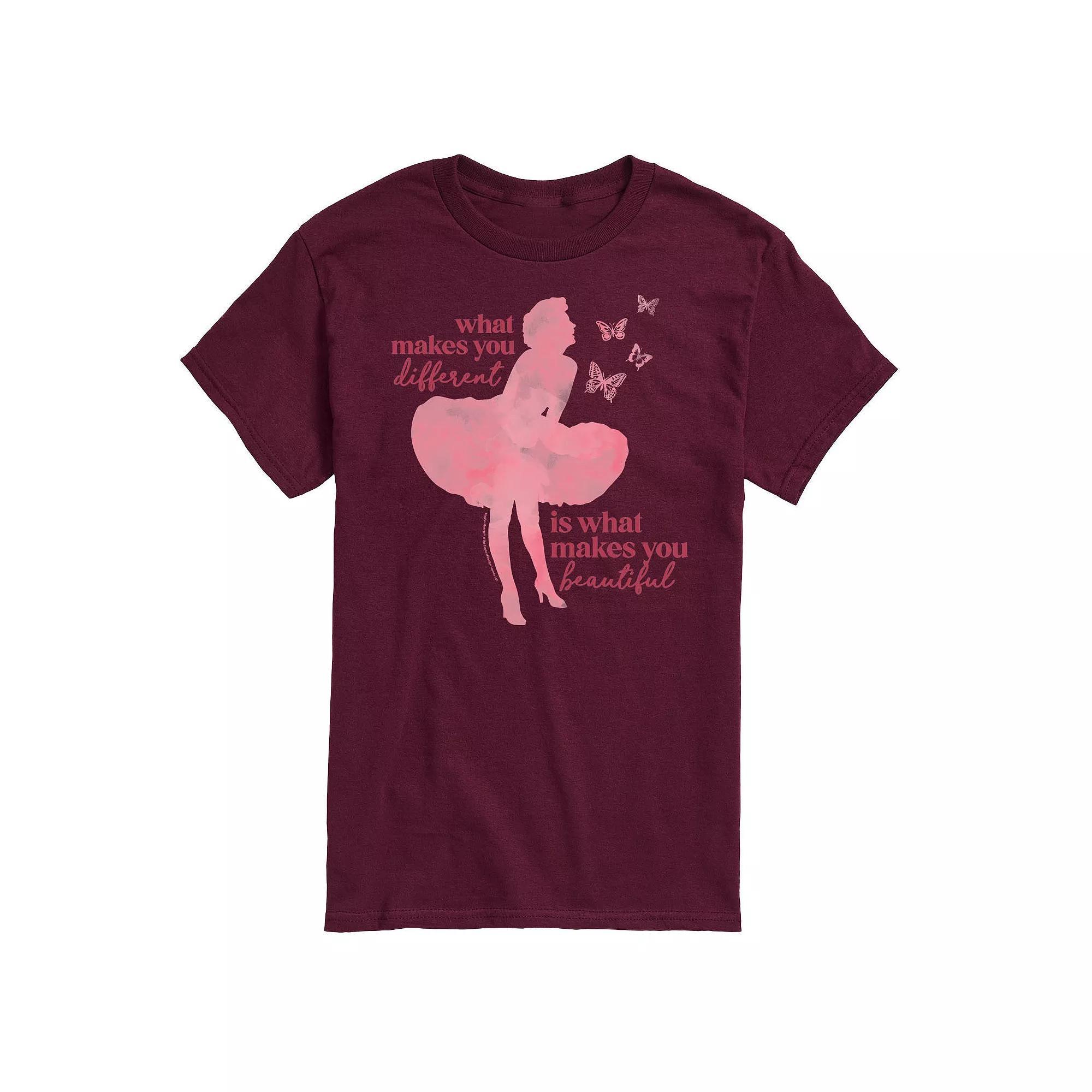 Mens Marilyn Monroe Makes You Beautiful Tee Product Image