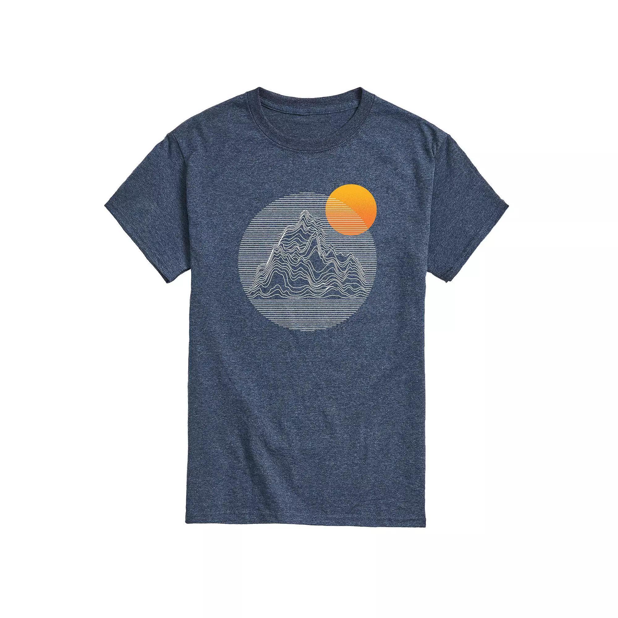 Mens Line Art Mountain Tee Product Image