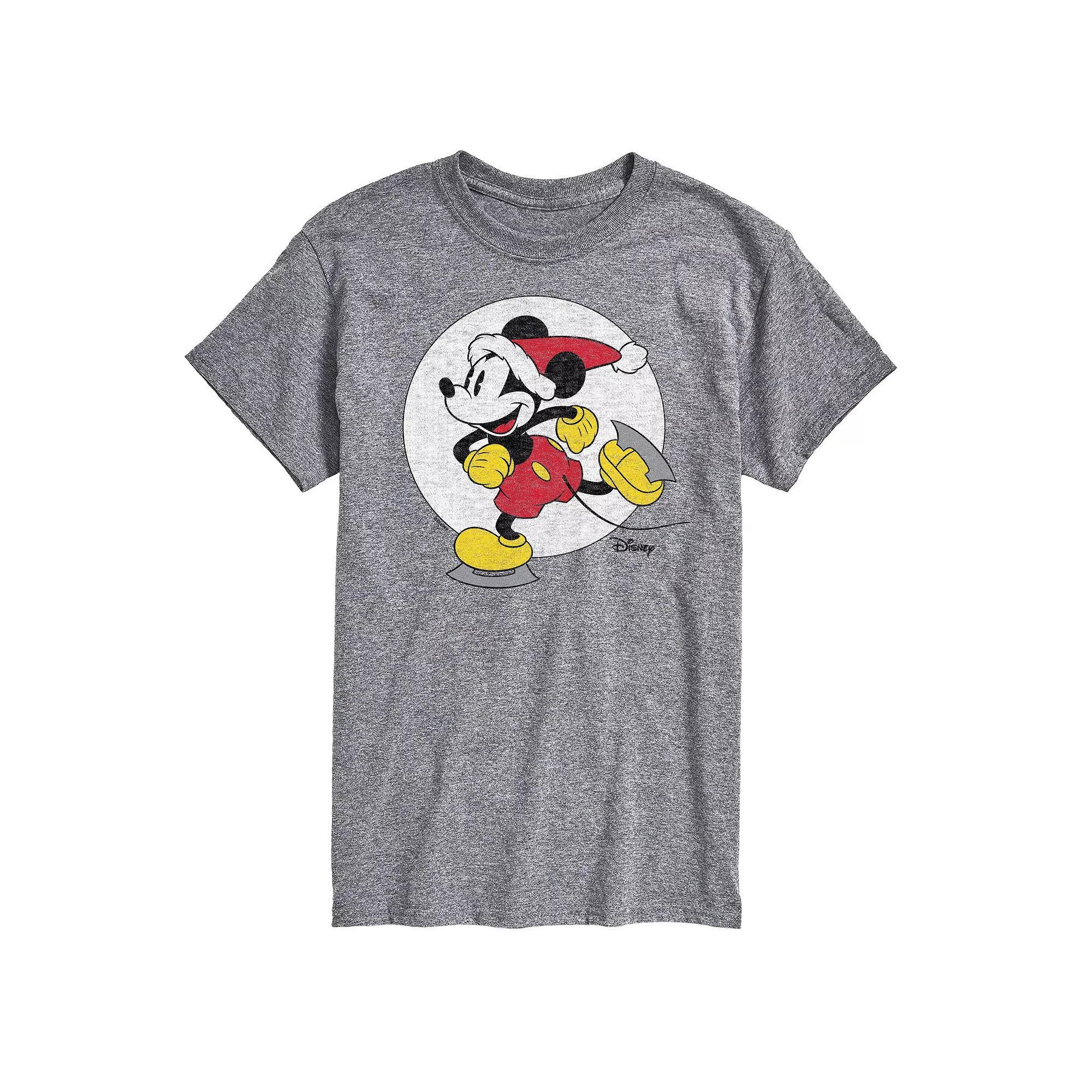 Disneys Big & Tall Mickey Skating Graphic Tee, Mens Product Image