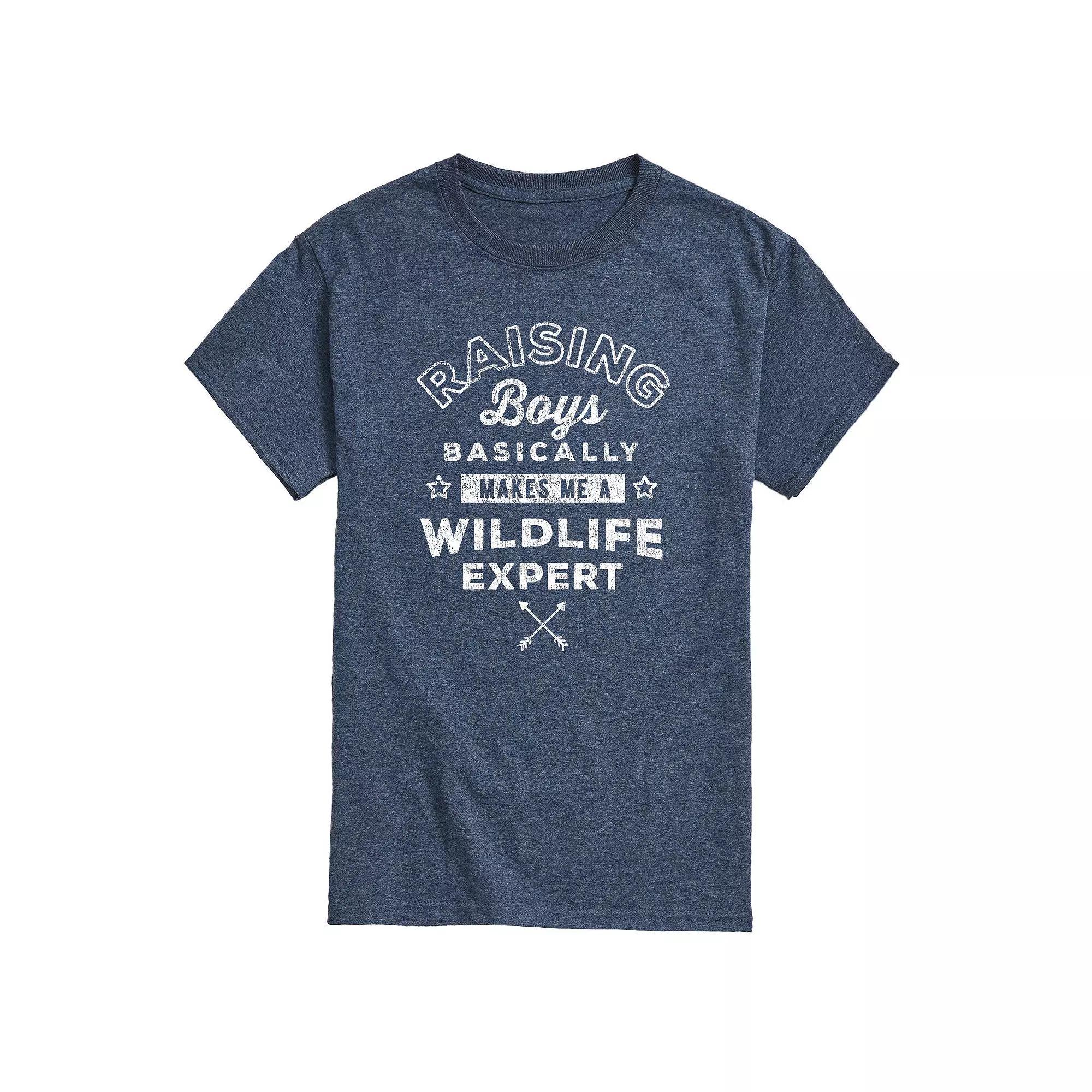 Mens Raising Boys Wildlife Expert Tee Product Image