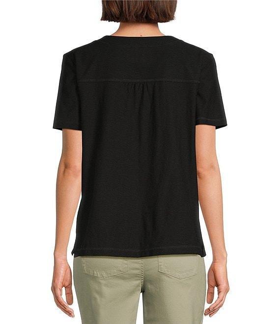 Westbound Short Sleeve V-Neck Top Product Image