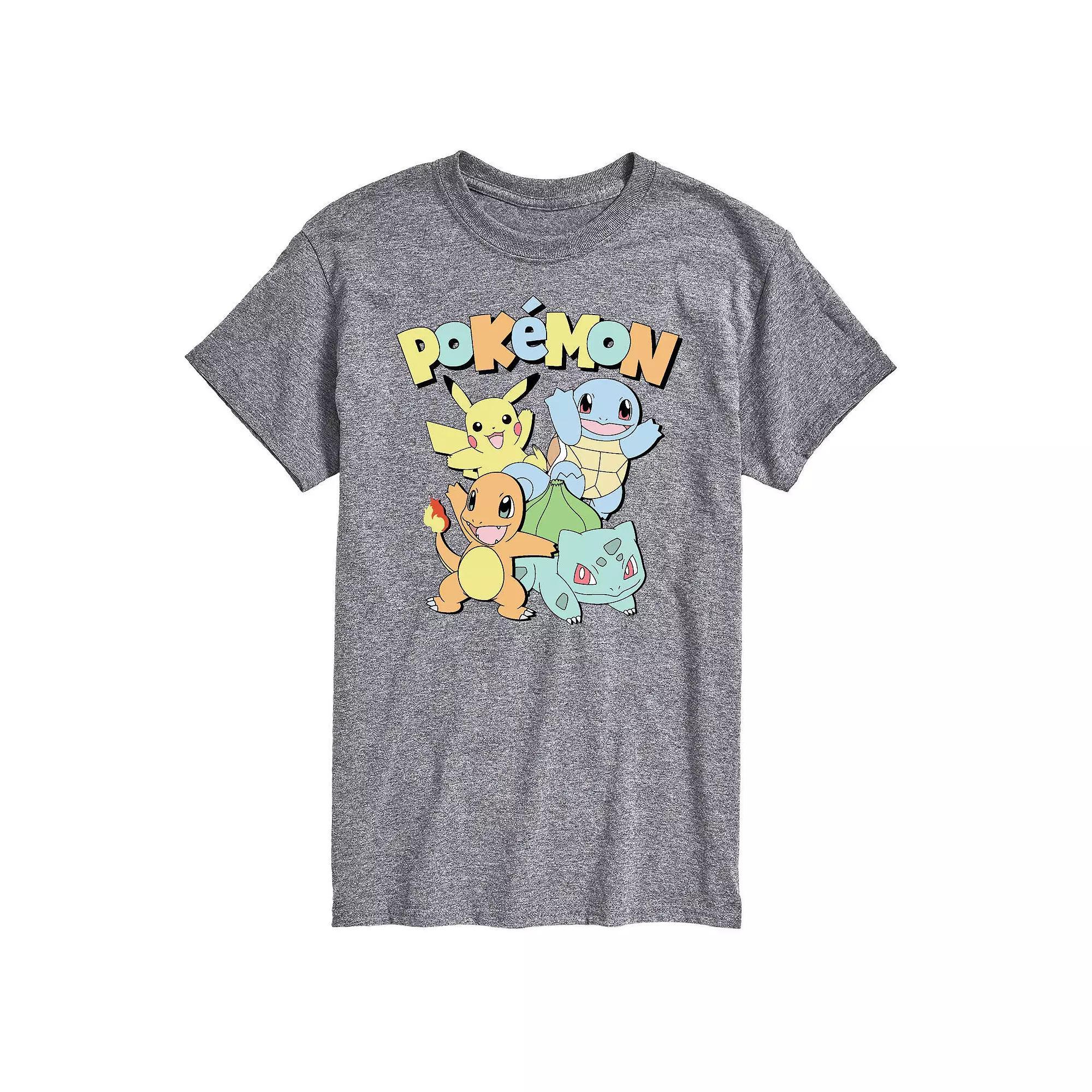 Men's Pokemon Muted Tee, Size: Large, White Product Image