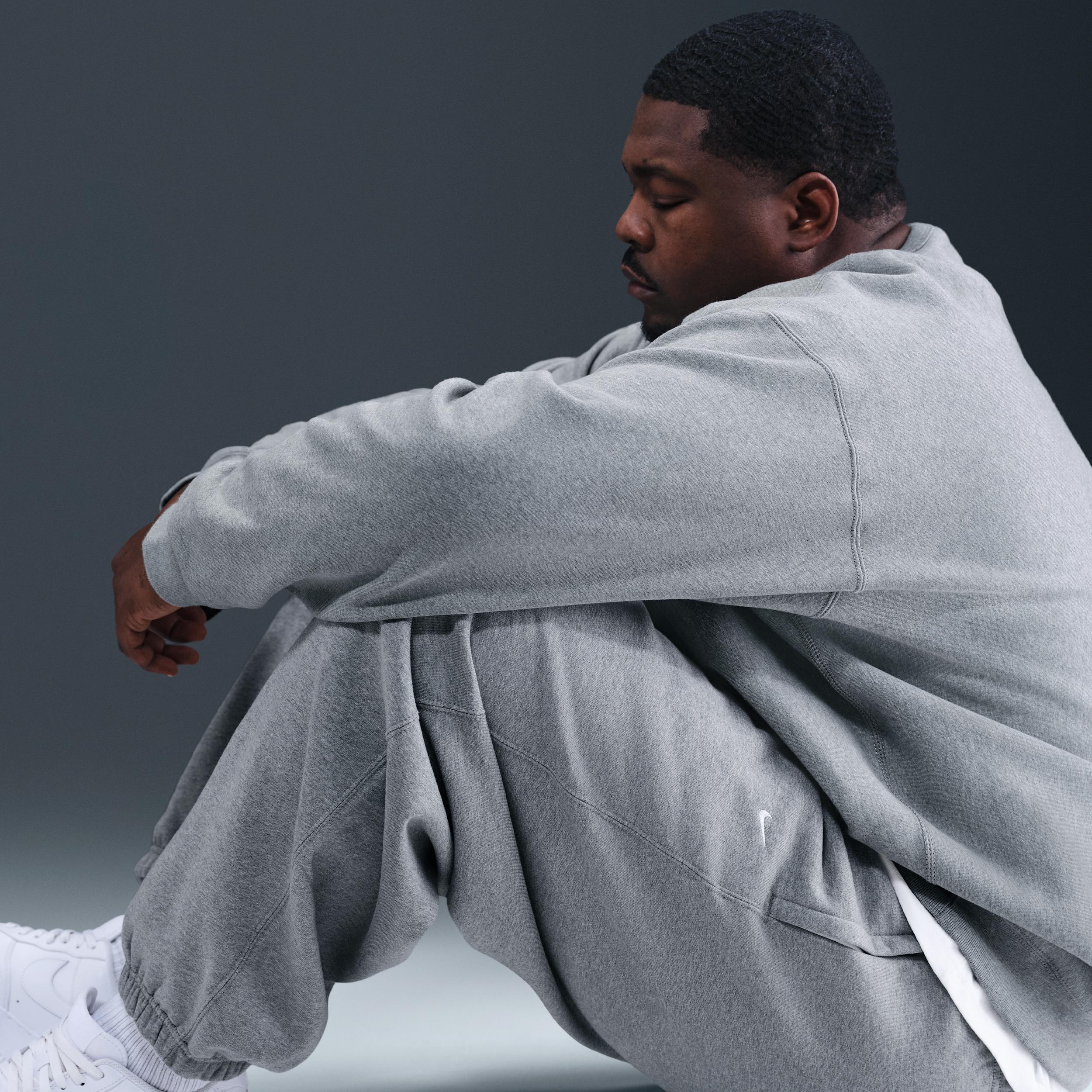 Nike Men's Solo Swoosh Cuffed Fleece Pants Product Image