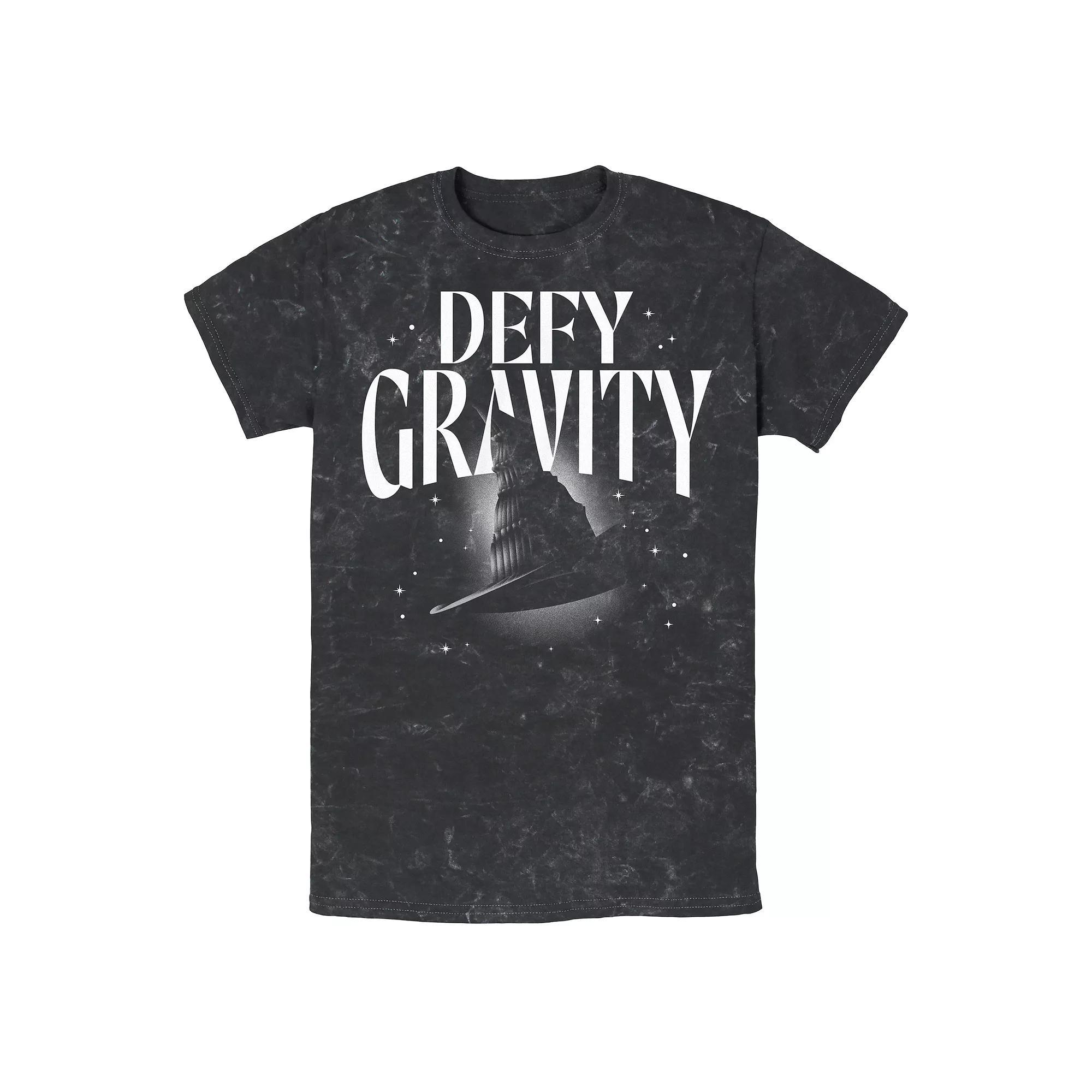 Men's Wicked Defy Gravity Mineral Wash Graphic Tee, Size: Medium, Black Product Image