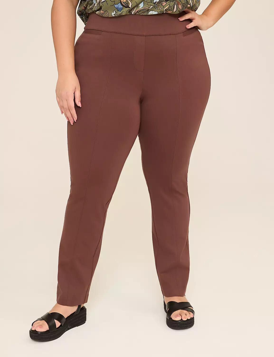 Ponte Pull-On Straight Leg Pant Product Image