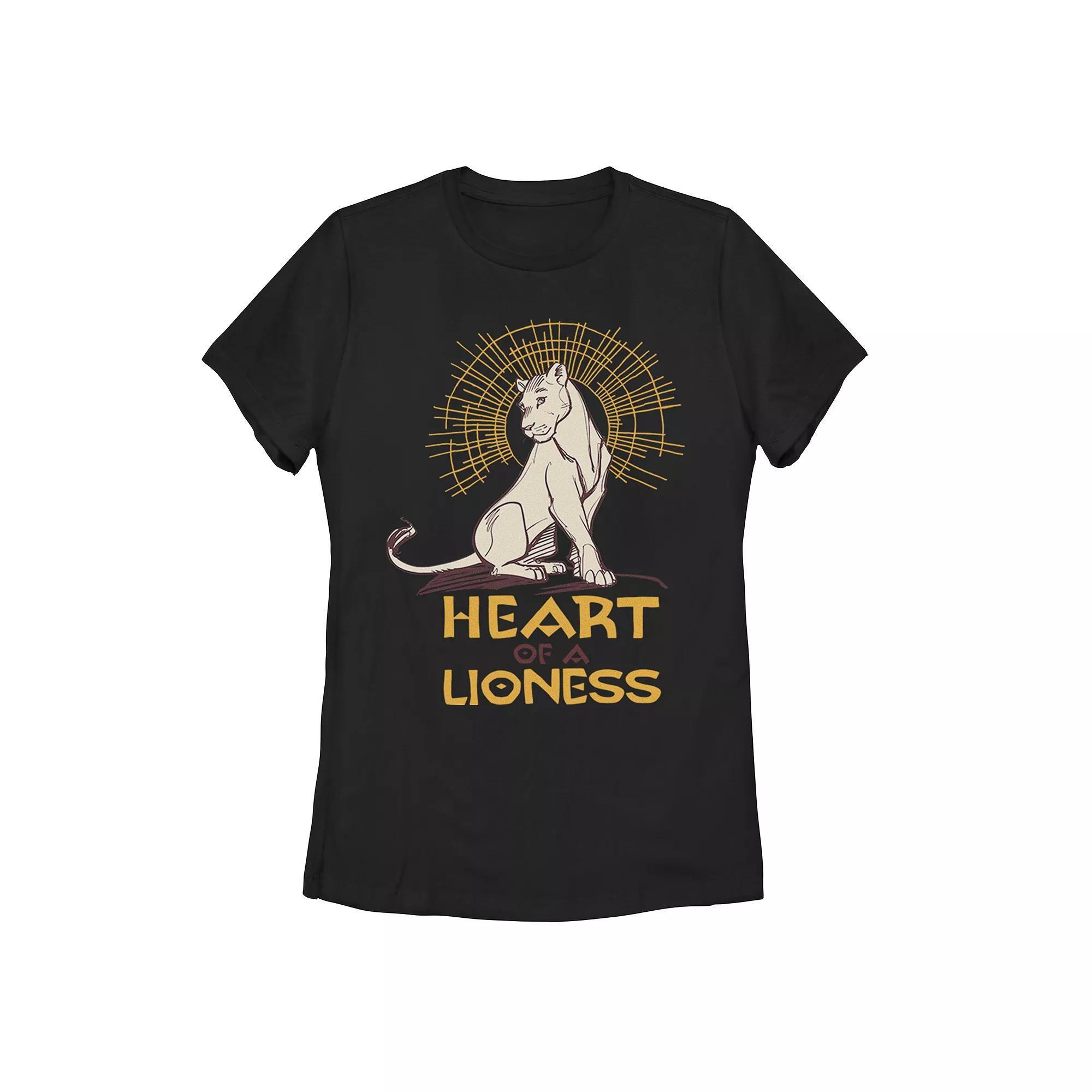 Disney's Lion King Heart Of A Lioness Men's Short-Sleeve Tee, Size: Medium, Black Product Image