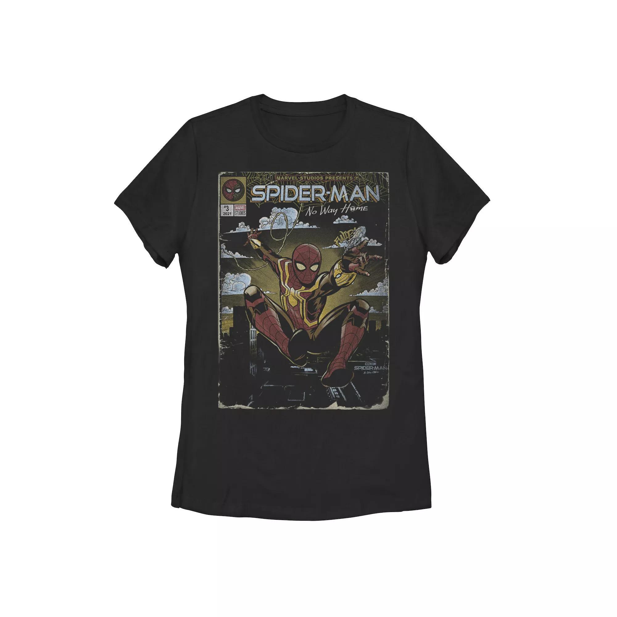 Juniors Marvel Spider-Man No Way Home Arachnidian Avenger Comic Tee, Girls Product Image