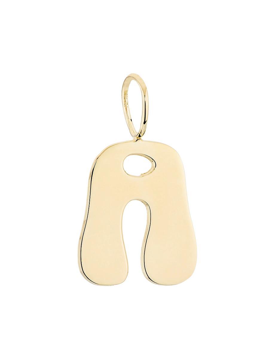 Womens Kelso 18K-Gold-Plated Initial Charm Product Image