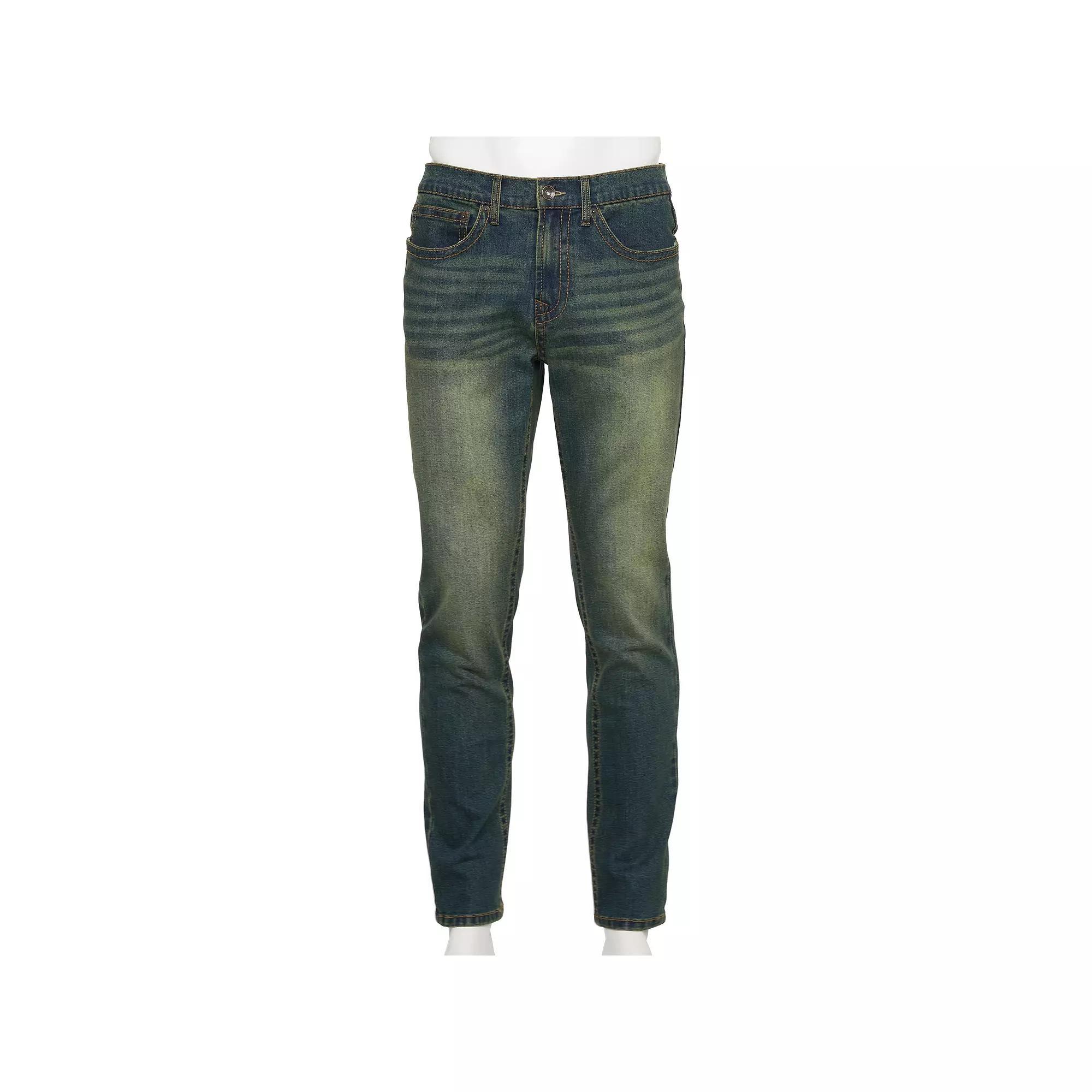 Mens Lazer Embroidered Slim Fit Jeans Product Image