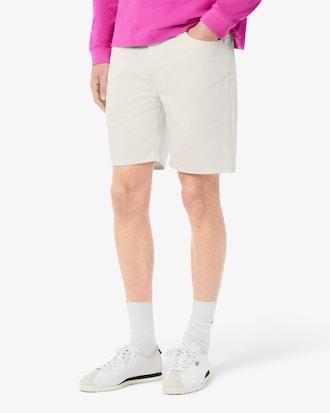 Straight Fit Denim Bermuda Shorts Product Image