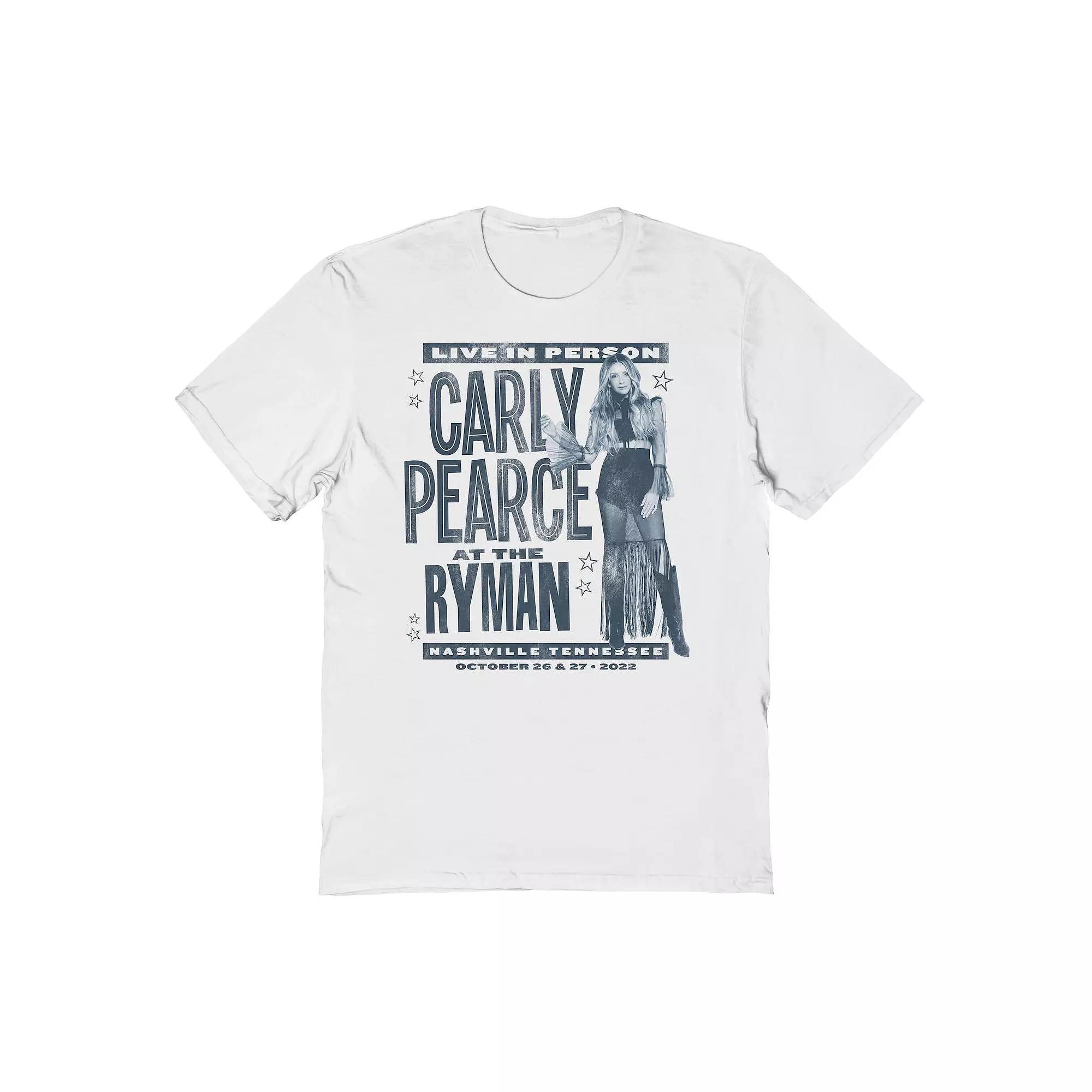 Men's Carly Pierce Oct 2022 Ryman Graphic Tee, Size: XL, White Product Image