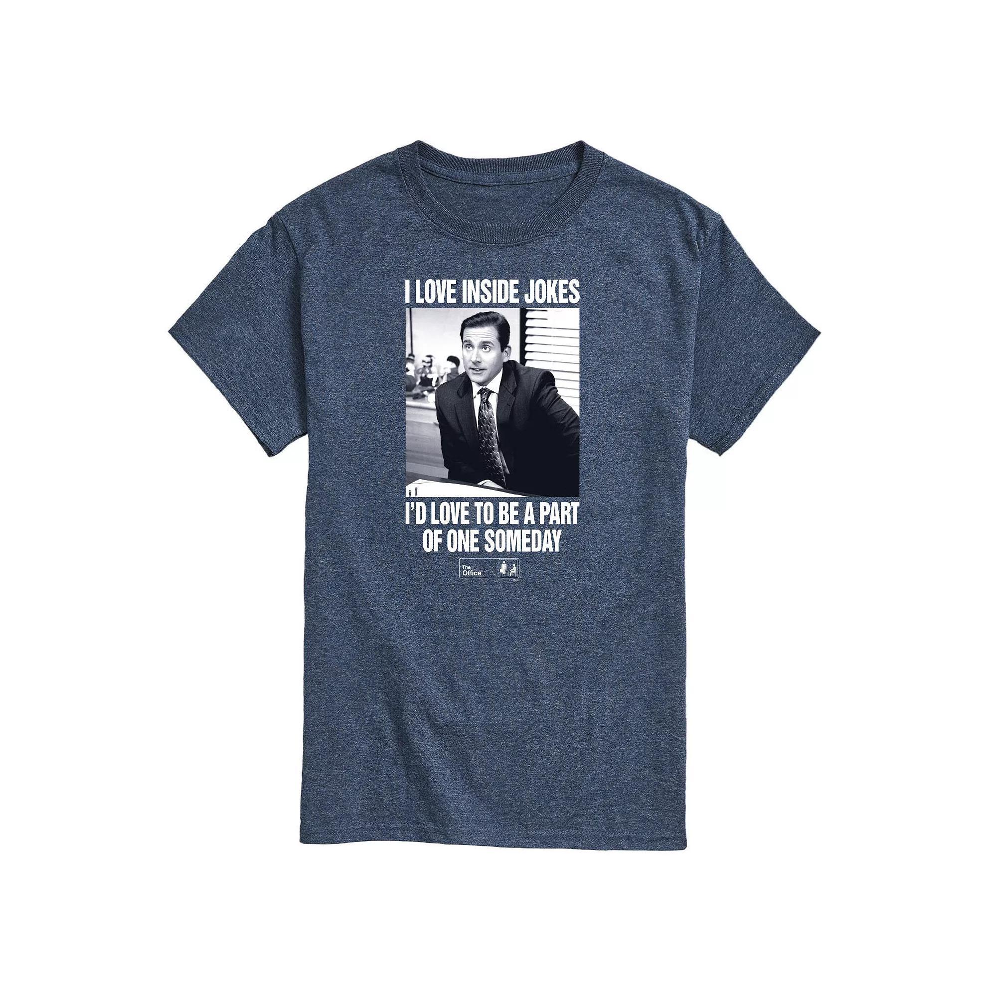 Mens The Office Michael Inside Jokes Tee Product Image