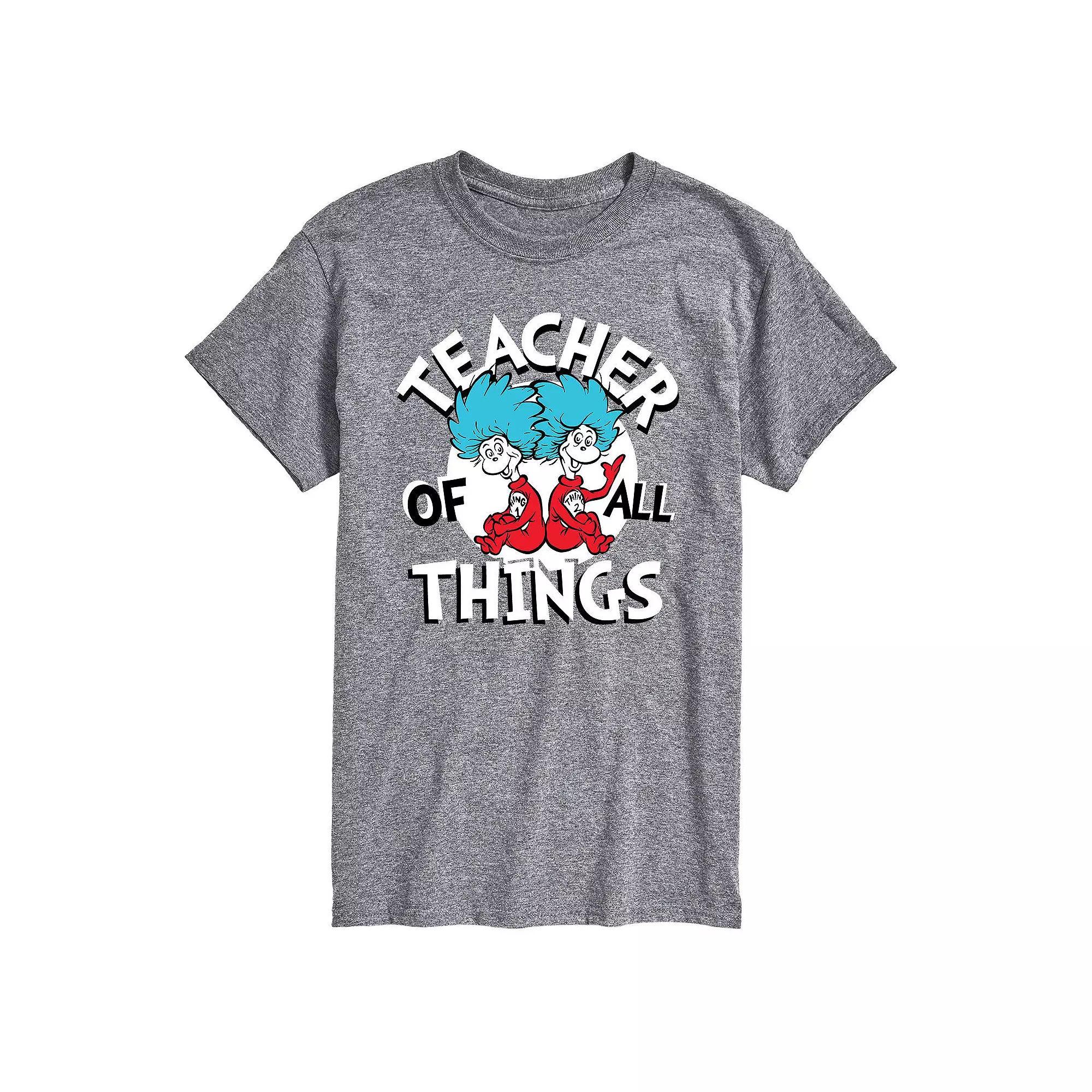 Mens Dr. Seuss Teacher Of All Things Tee Product Image