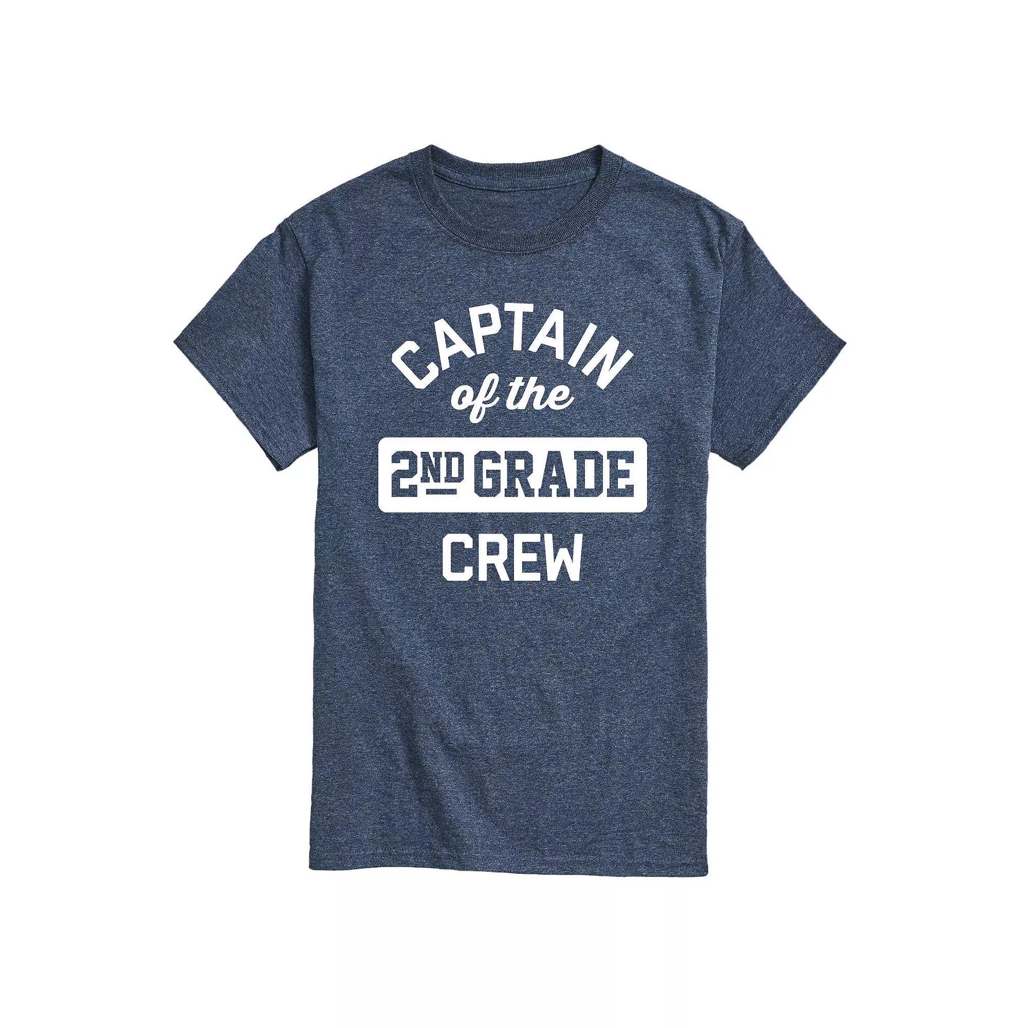 Mens Captain of 2nd Grade Crew Tee Product Image