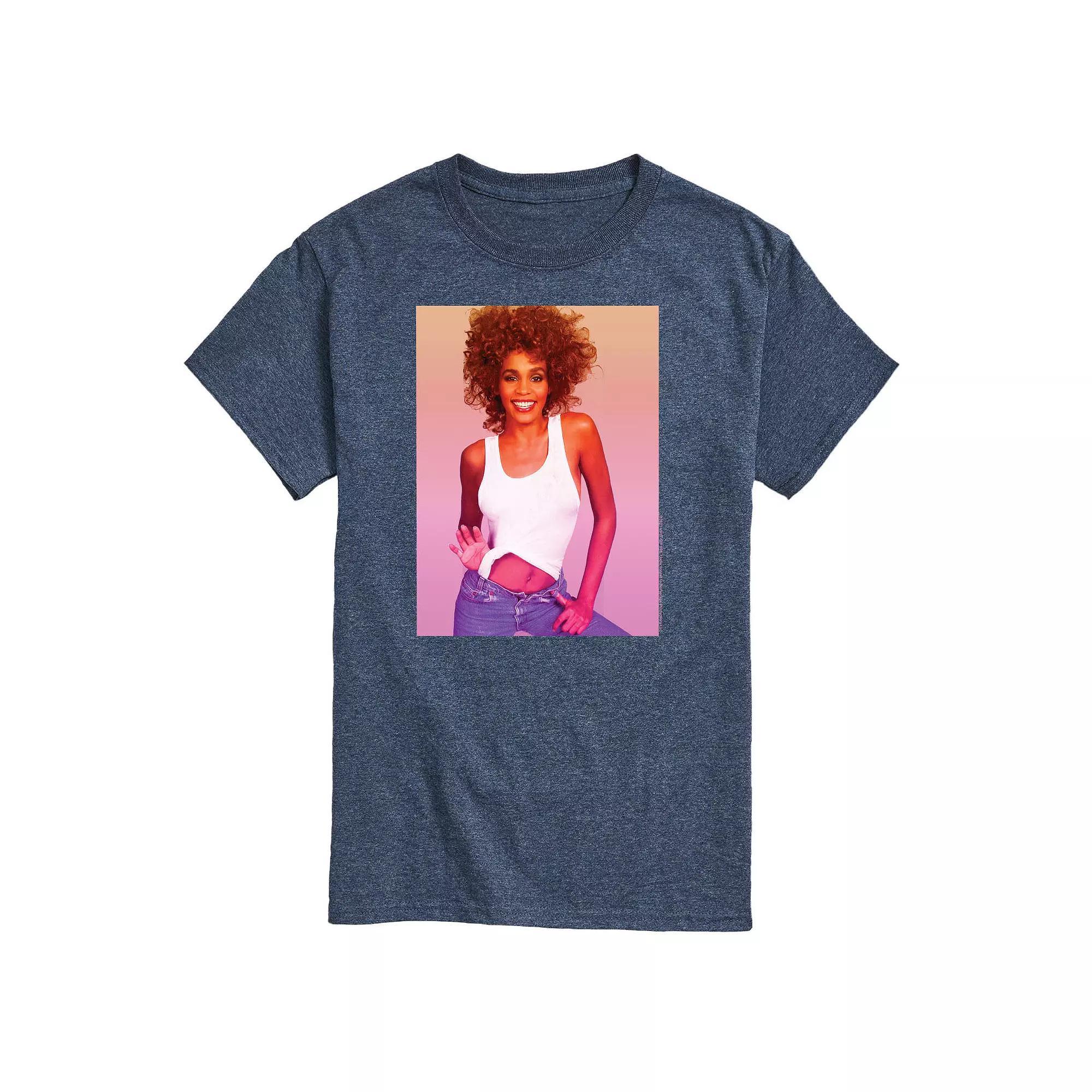 Mens Whitney Houston Photo Tee Product Image
